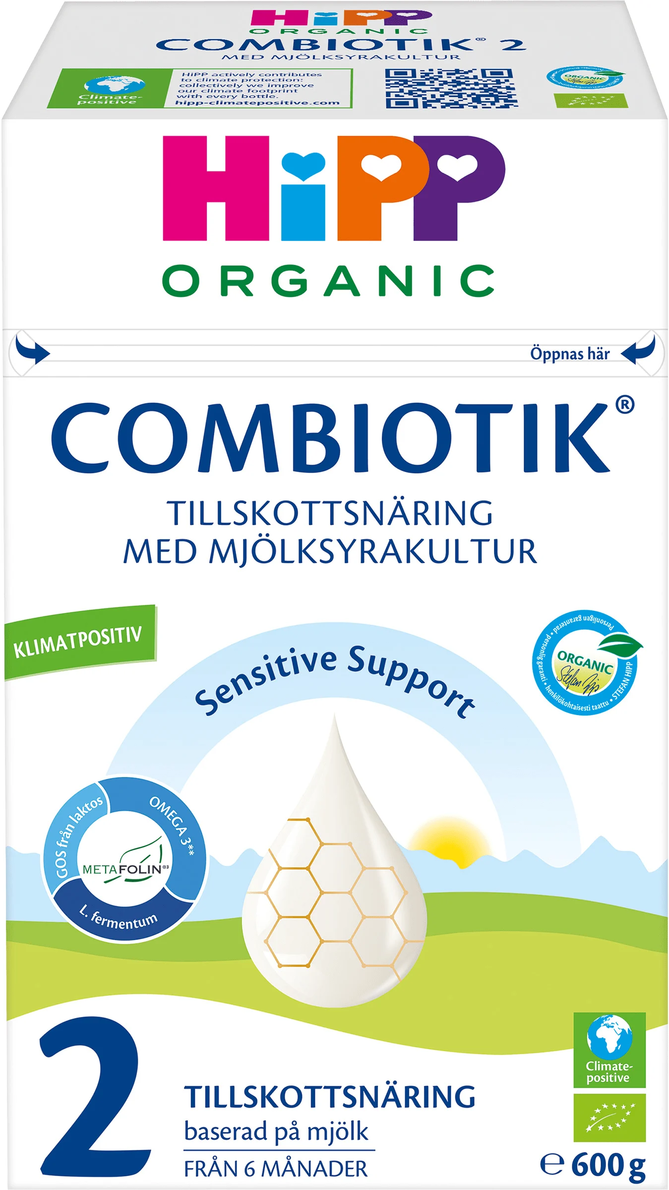 HiPP Combiotik 2 Tillskottsnäring Pulver 600 g från HiPP – köp hos Apotek Hjärtat