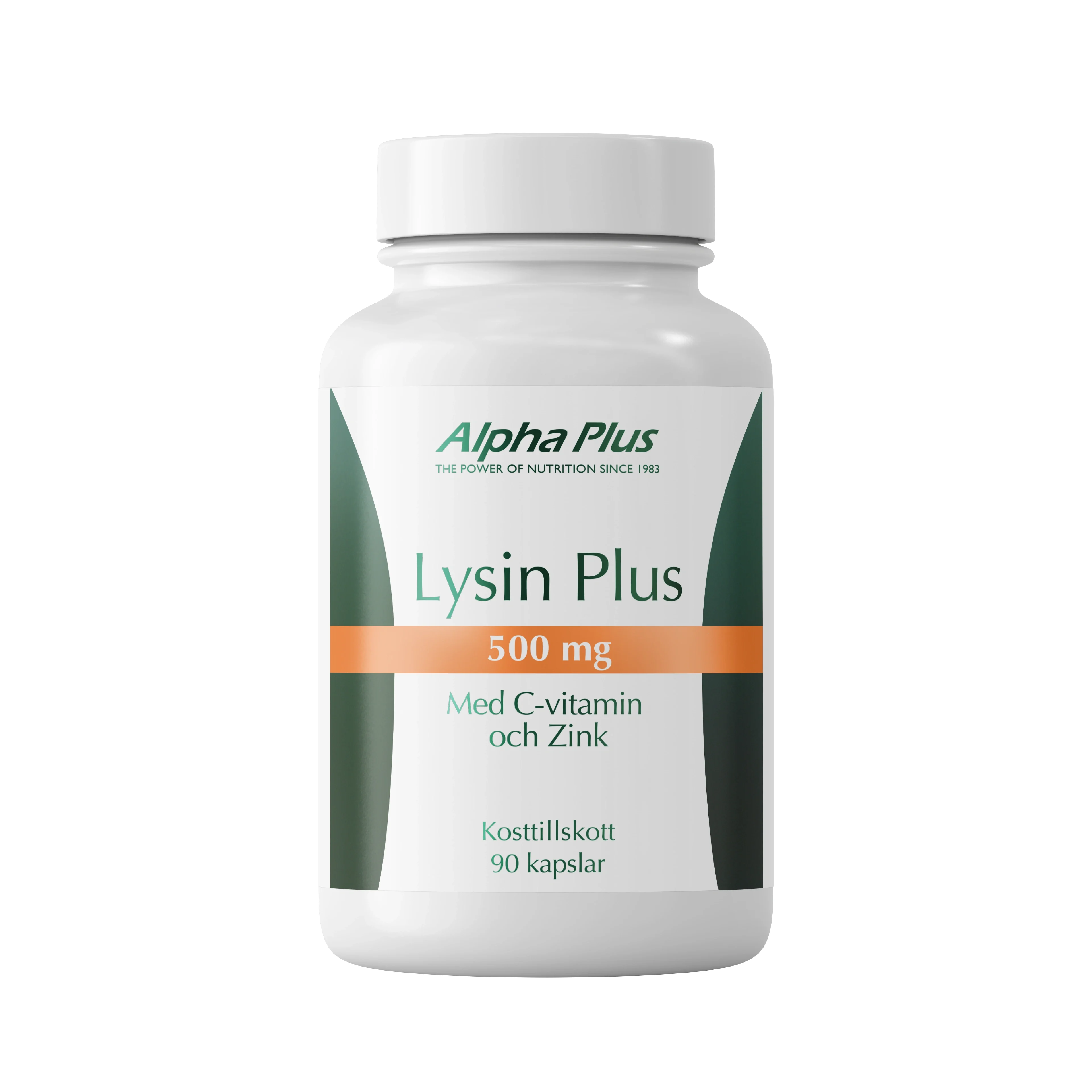 Alpha Plus Lysin Plus 500 mg 90 kapslar – från Alpha Plus – 134 kr – hos Apotek Hjärtat