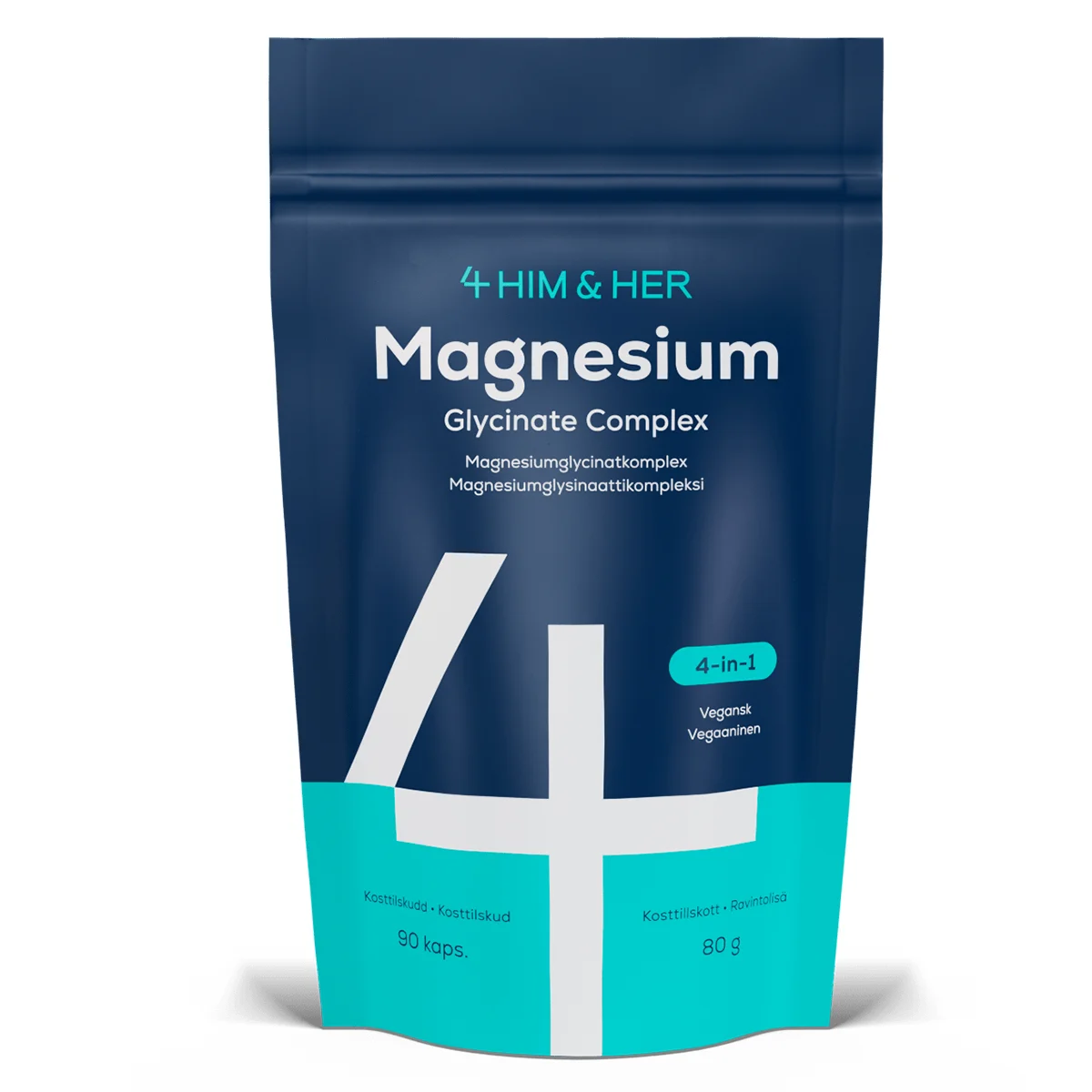 4Him&Her Magnesium Glycinate Complex 90 st från 4Him&Her – köp hos Apotek Hjärtat