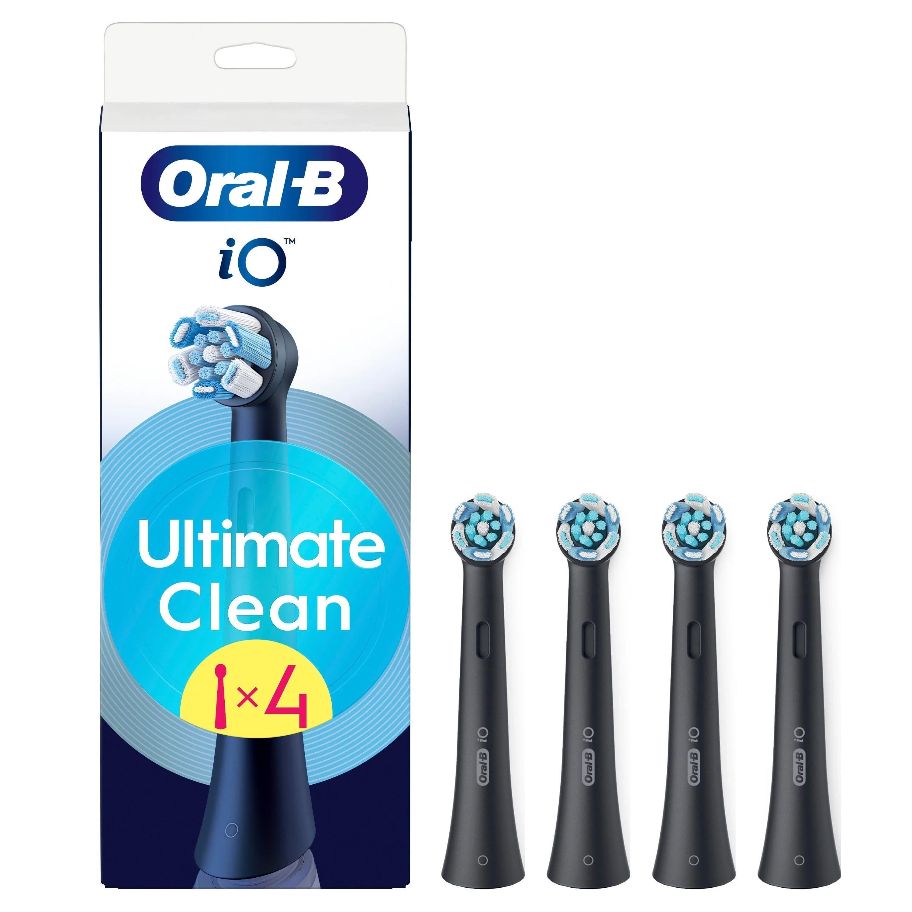Oral-B iO Ultimate Clean Black Borsthuvud 4-pack från Oral-B – köp hos Apotek Hjärtat