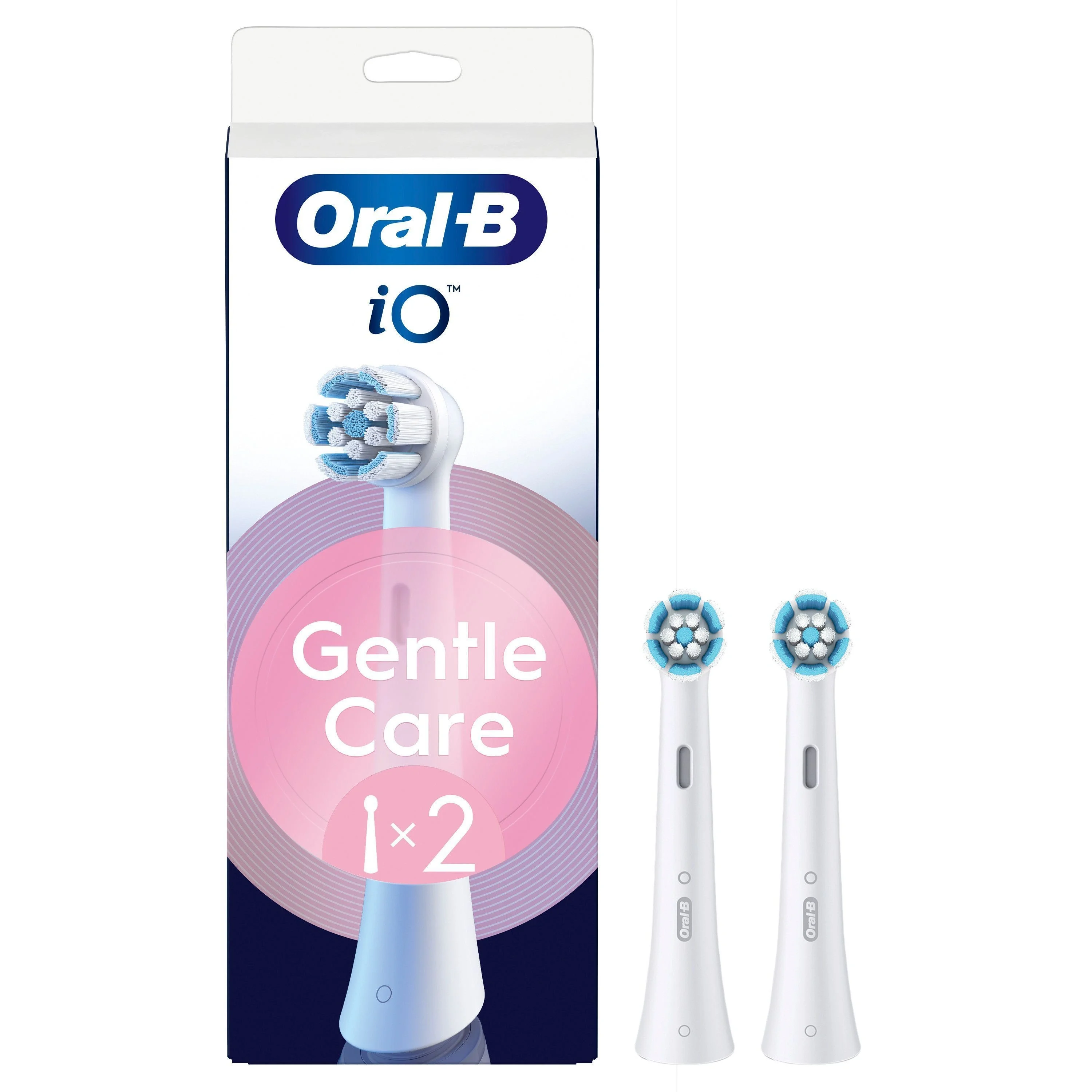 Oral-B iO Gentle Care Borsthuvud 2-pack från Oral-B – köp hos Apotek Hjärtat