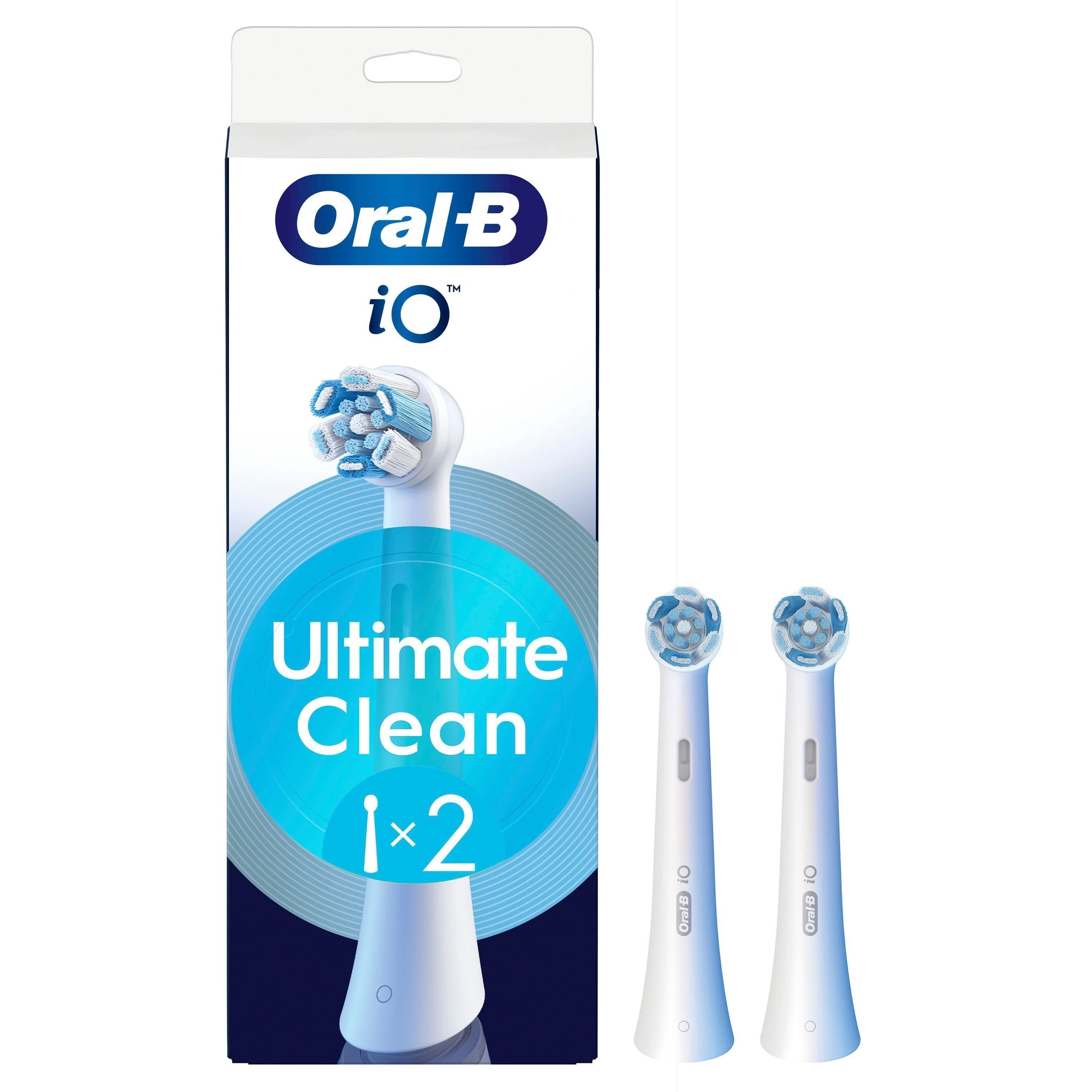 Oral-B iO Ultimate Clean Borsthuvud 2-pack från Oral-B – köp hos Apotek Hjärtat