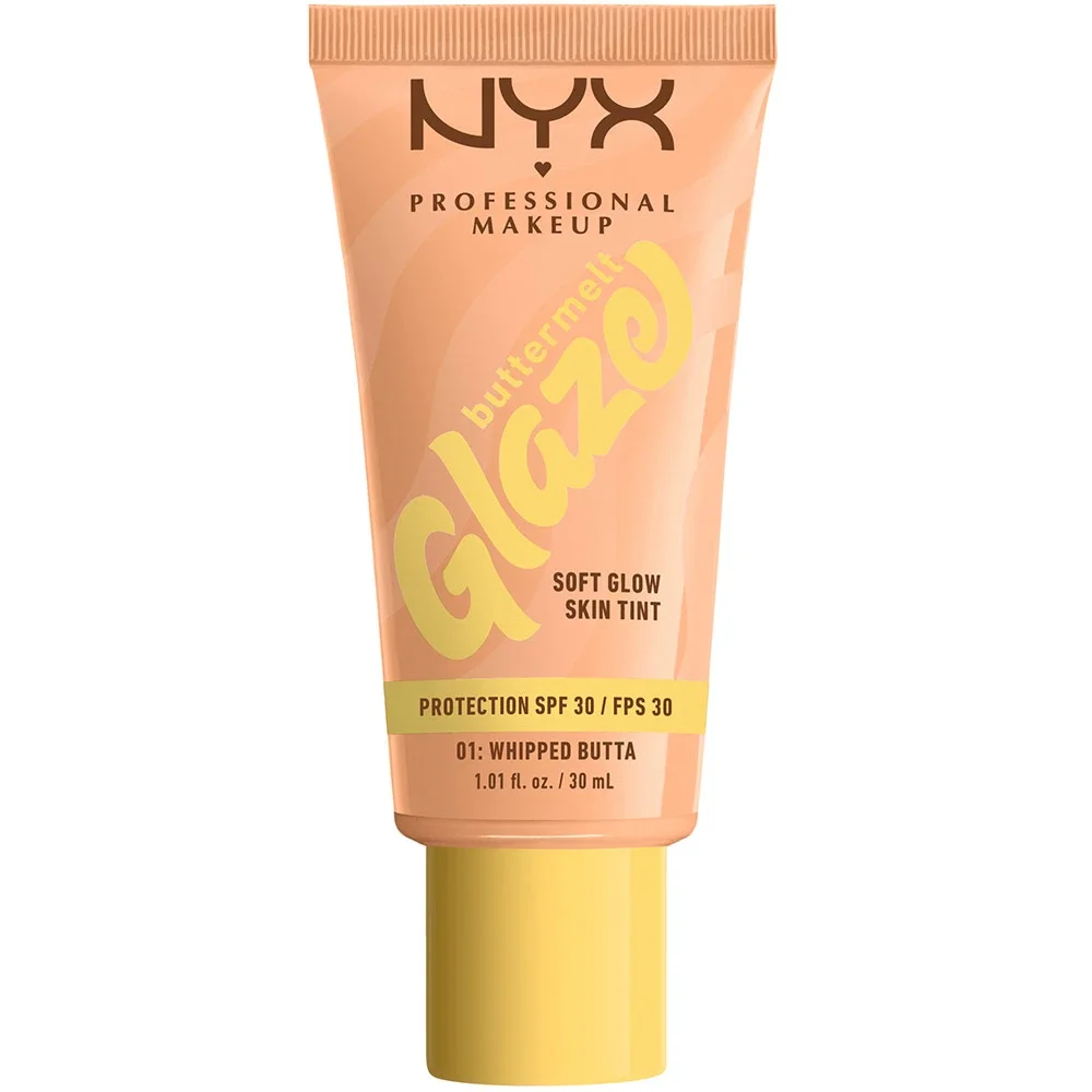 NYX Professional Makeup Buttermelt Glaze Skin Tint SPF30, 30 ml 01 Whipped från NYX Professional Makeup - köp hos Apotek Hjärtat
