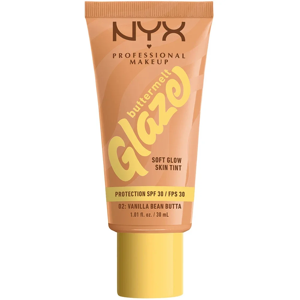 NYX Professional Makeup Buttermelt Glaze Skin Tint SPF30, 30 ml 02 Vanilla Bean från NYX Professional Makeup - köp hos Apotek Hjärtat