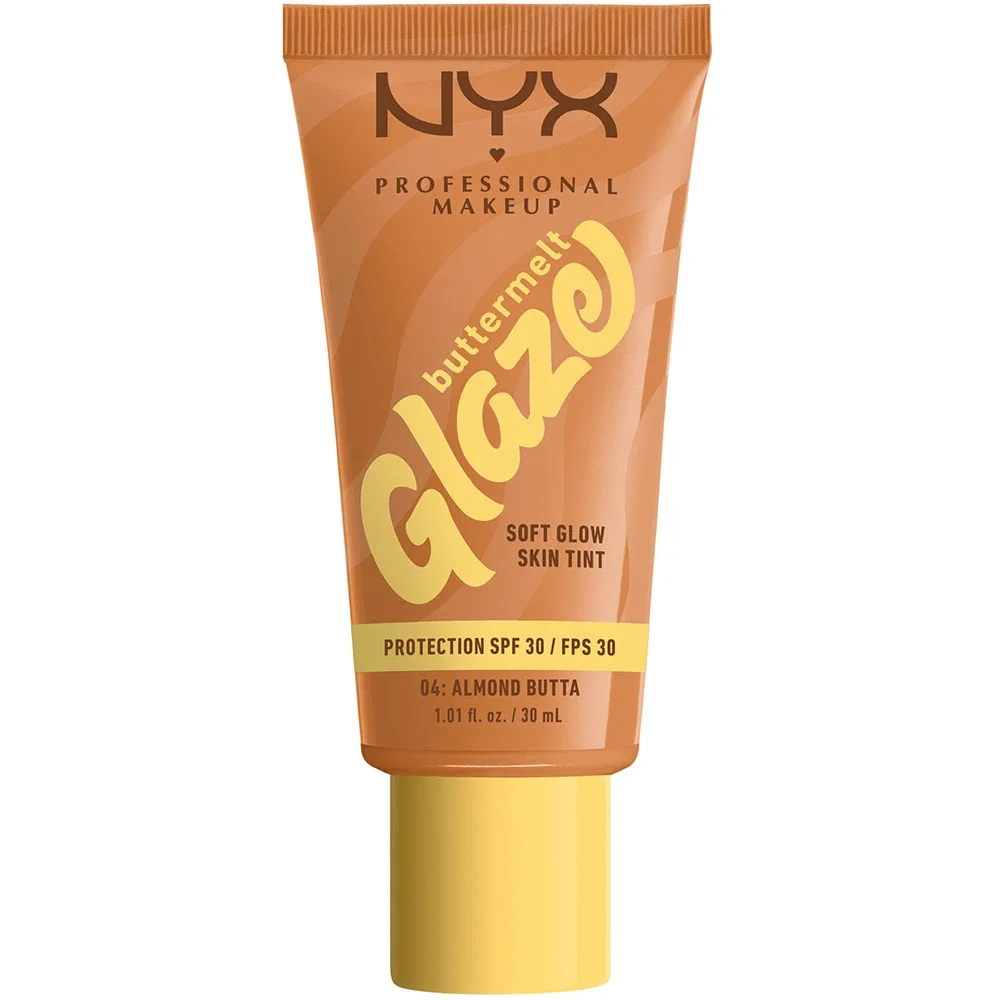 NYX Professional Makeup Buttermelt Glaze Skin Tint SPF30, 30 ml 04 Almond från NYX Professional Makeup - köp hos Apotek Hjärtat