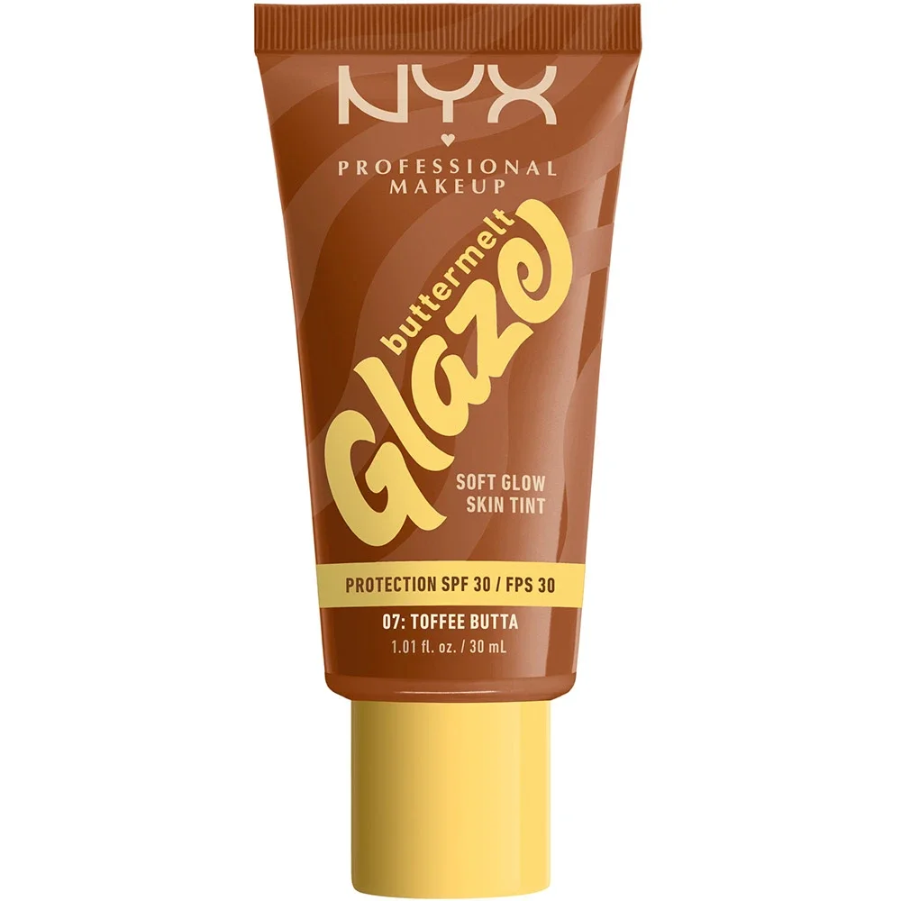 NYX Professional Makeup Buttermelt Glaze Skin Tint SPF30, 30 ml 07 Toffee från NYX Professional Makeup - köp hos Apotek Hjärtat