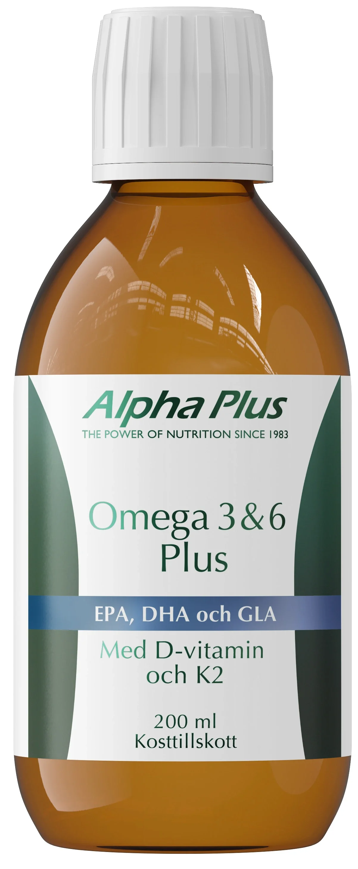 Alpha Plus Omega 3 & 6 Plus 200 ml från Alpha Plus – köp hos Apotek Hjärtat