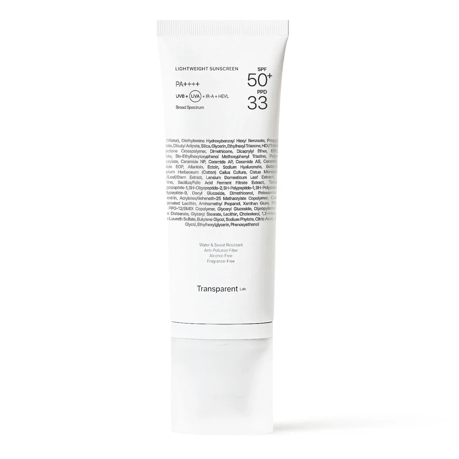 Niche Beauty Lab Transparent Lab Lightweight Sunscreen SPF50+, 100 ml från Niche Beauty Lab – köp hos Apotek Hjärtat