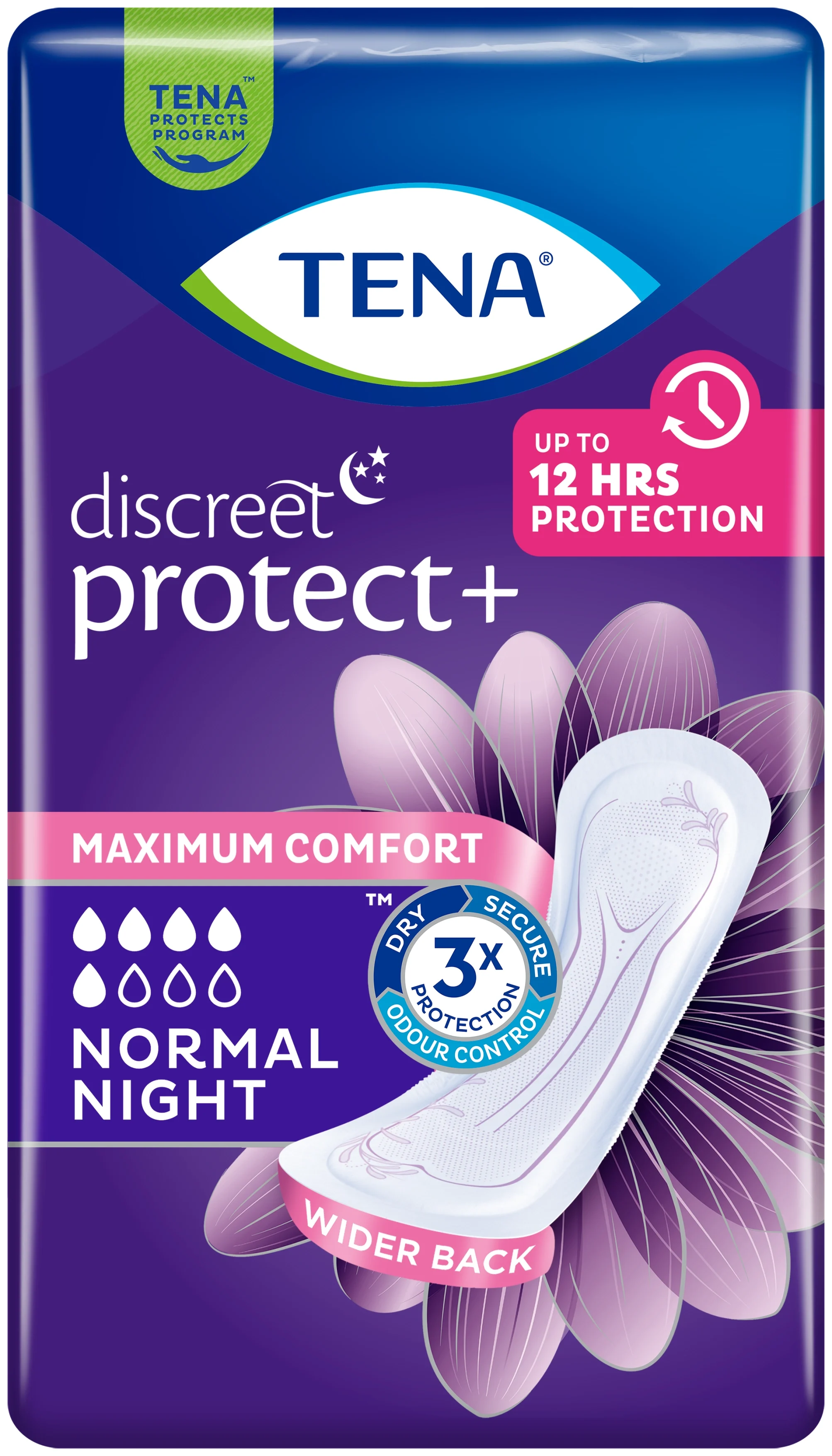 TENA Discreet Normal Night 10-pack från Tena – köp hos Apotek Hjärtat