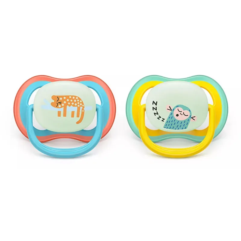 Philips Avent Ultra Air Napp Natt 18mån+ Gul/Turkos 2-pack från Philips Avent - köp hos Apotek Hjärtat