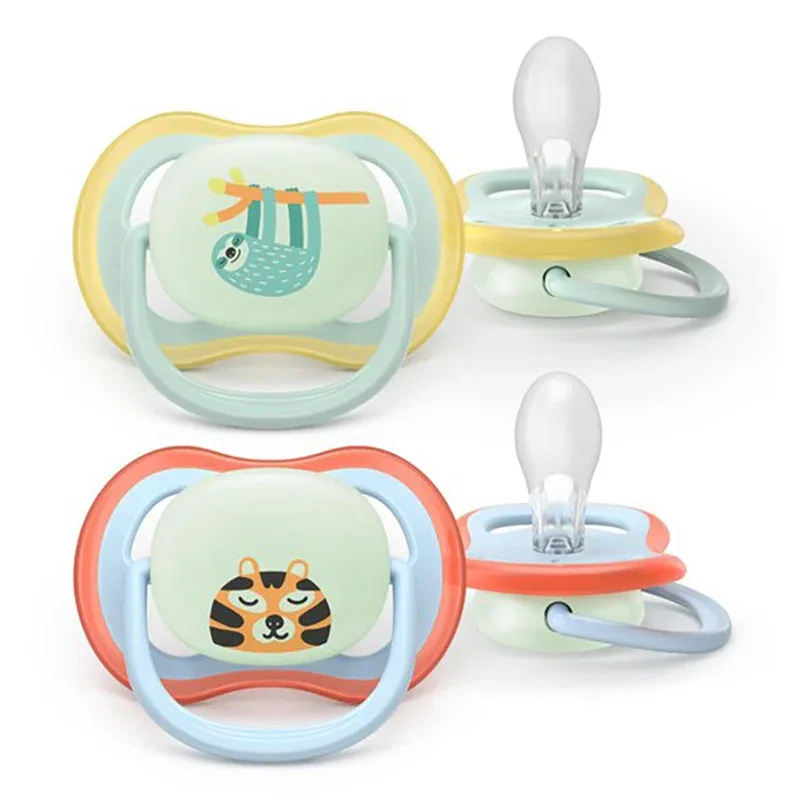Philips Avent Ultra Air Napp Natt 0-6 mån 2-pack Blå/Grön från Philips Avent - köp hos Apotek Hjärtat