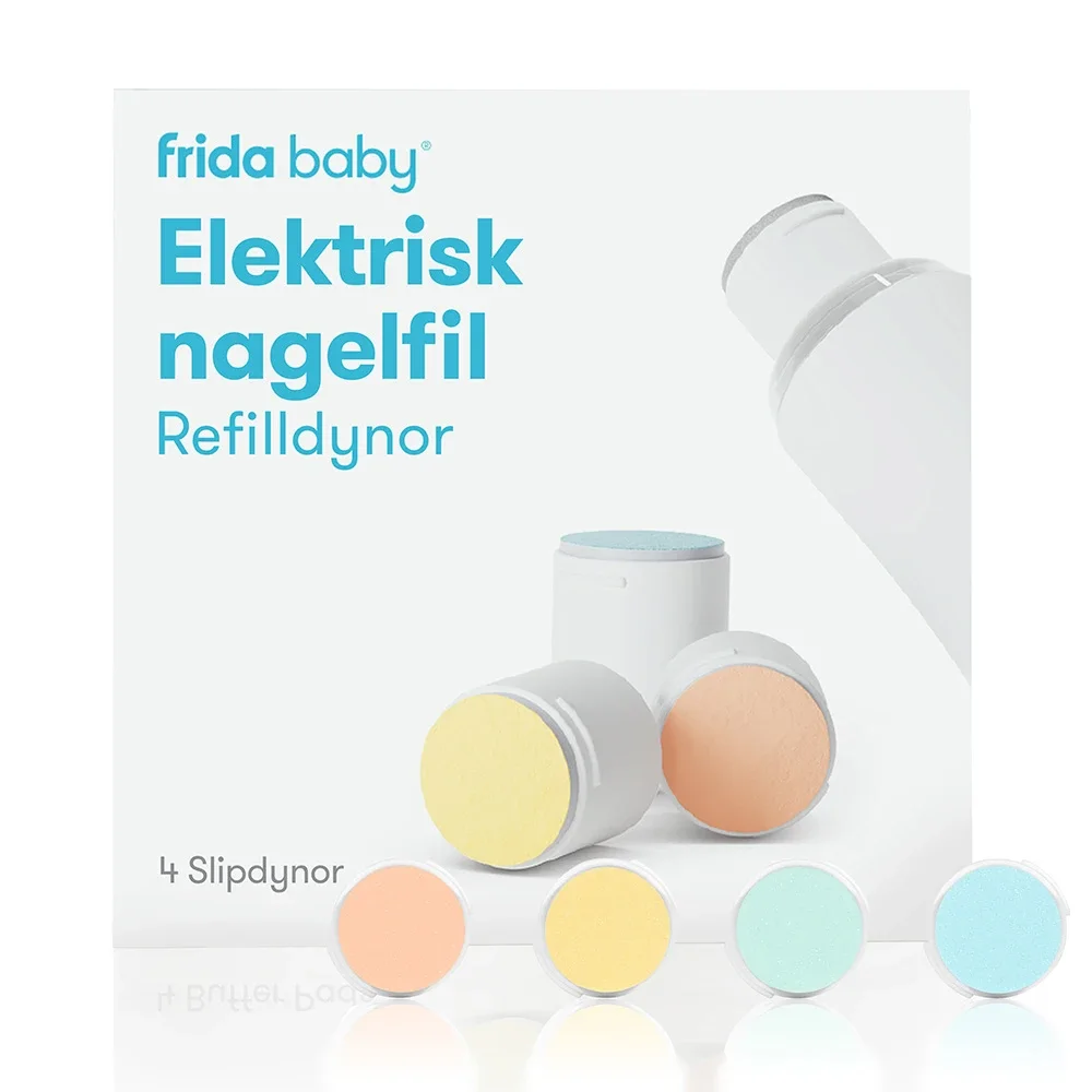 Frida Baby Elektrisk Nagelfil Refilldynor 4 st från Frida Baby – köp hos Apotek Hjärtat