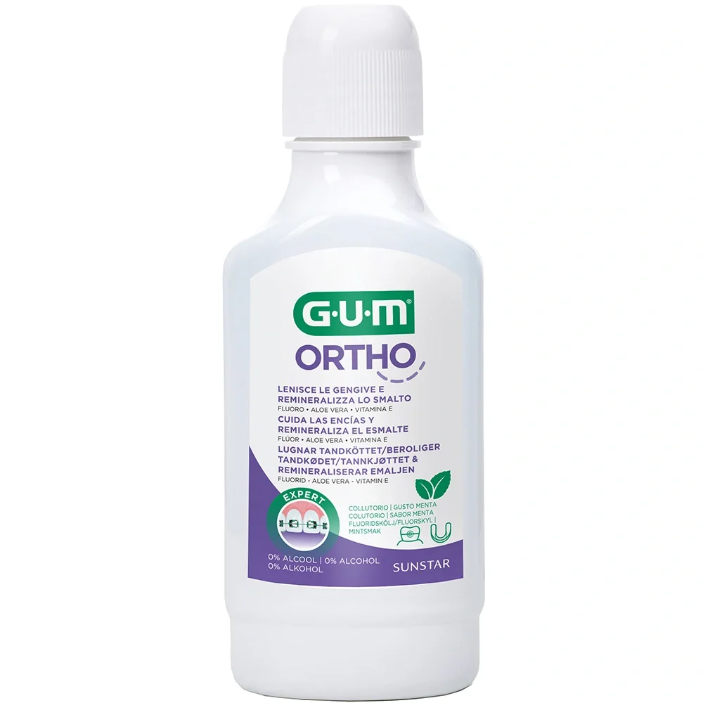 GUM Ortho Munskölj 300 ml från GUM – köp hos Apotek Hjärtat
