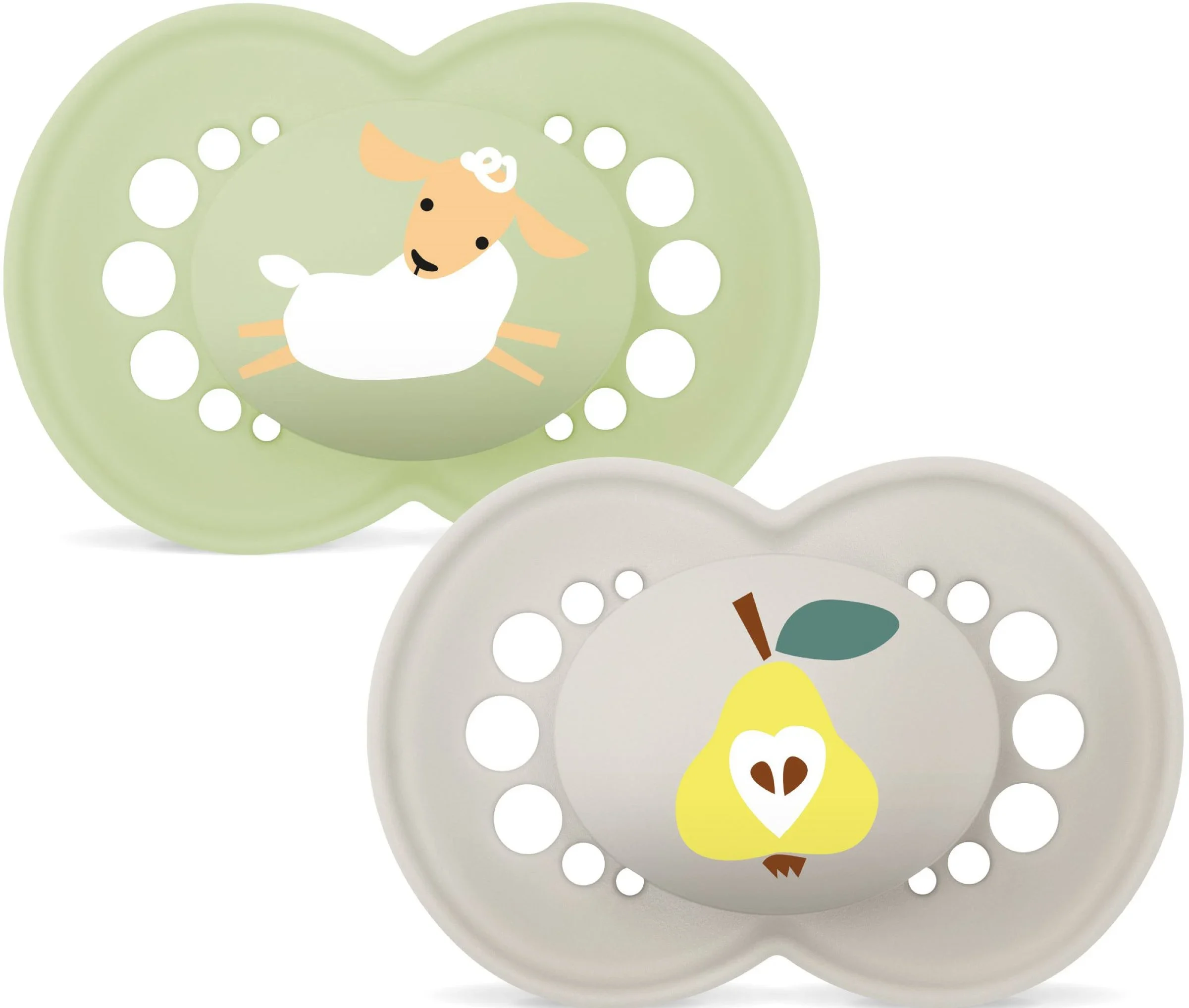 MAM Original Napp 6-16 mån Silk Neutral 2-pack från MAM - köp hos Apotek Hjärtat