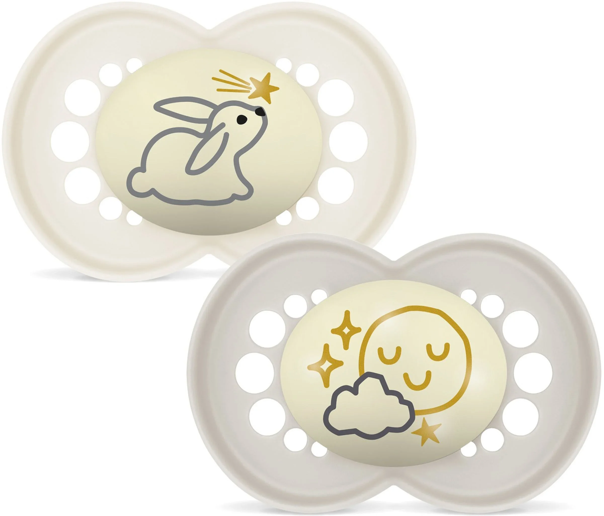 MAM Original Night Napp 16-36 mån Silk Box V Neutral 2-pack från MAM - köp hos Apotek Hjärtat