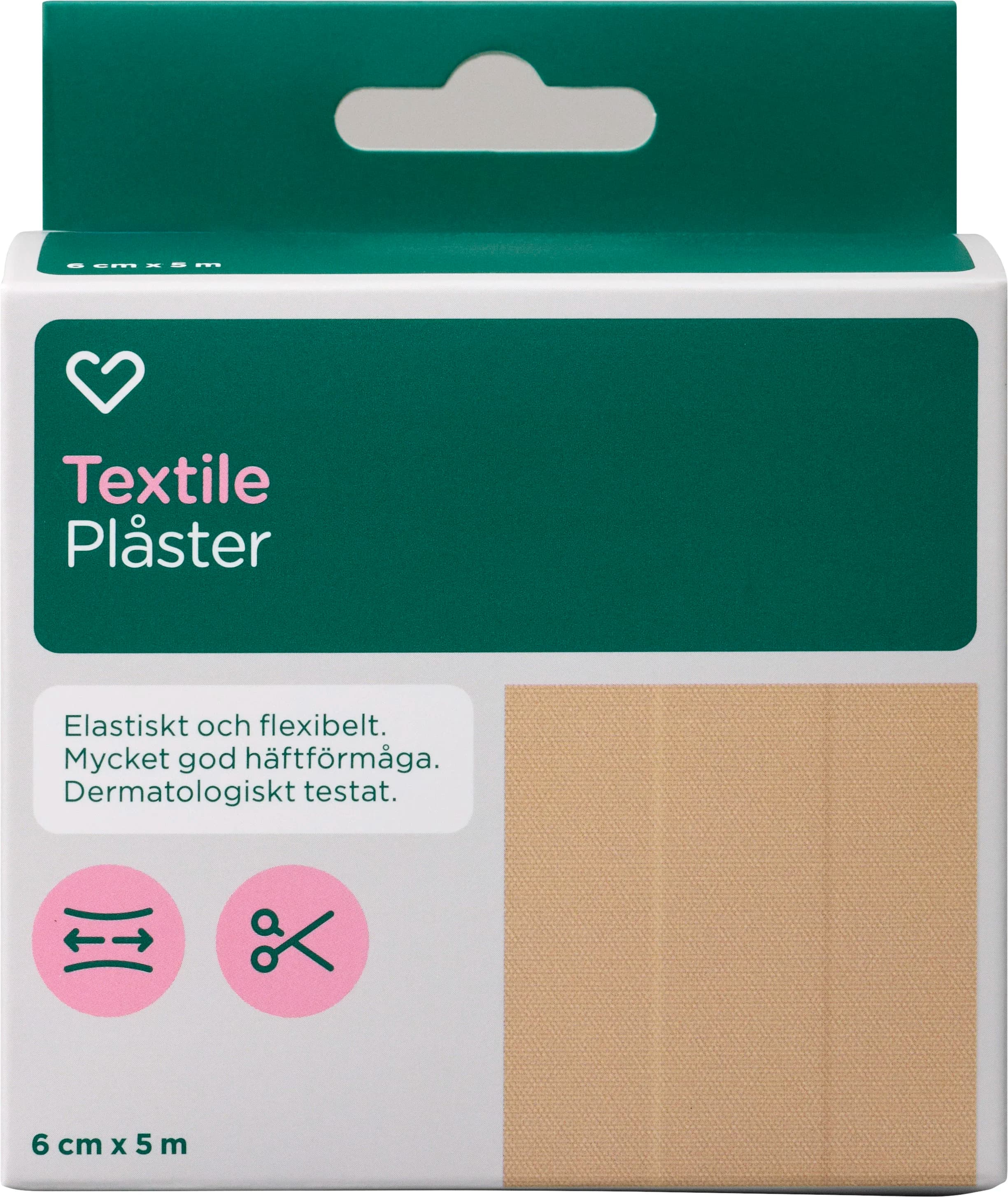 Hjärtats Plåster Textile från Hjärtats – köp hos Apotek Hjärtat