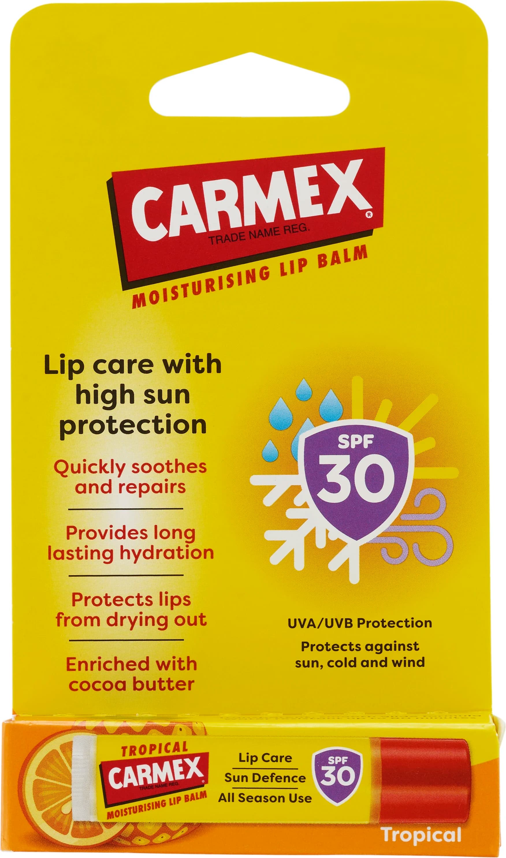 Carmex Stick Tropical SPF 30 4.25 g från Carmex – köp hos Apotek Hjärtat