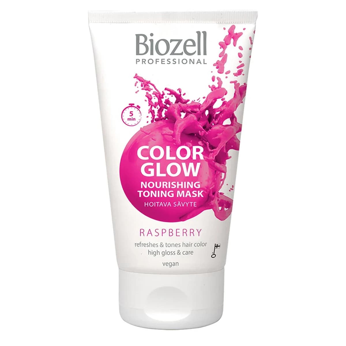 Biozell Color Glow Nourishing Toning Mask 150 ml Raspberry från Biozell – köp hos Apotek Hjärtat