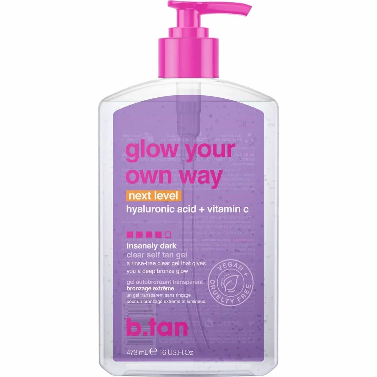b.tan Glow Your Own Way Clear Self Tan Gel Next Level 437 ml från b.tan – köp hos Apotek Hjärtat