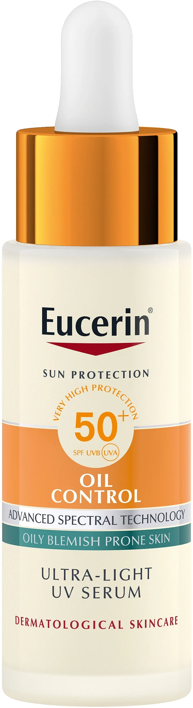Eucerin Sun Oil Control Daily UV-Serum SPF50+, 30 ml från Eucerin – köp hos Apotek Hjärtat