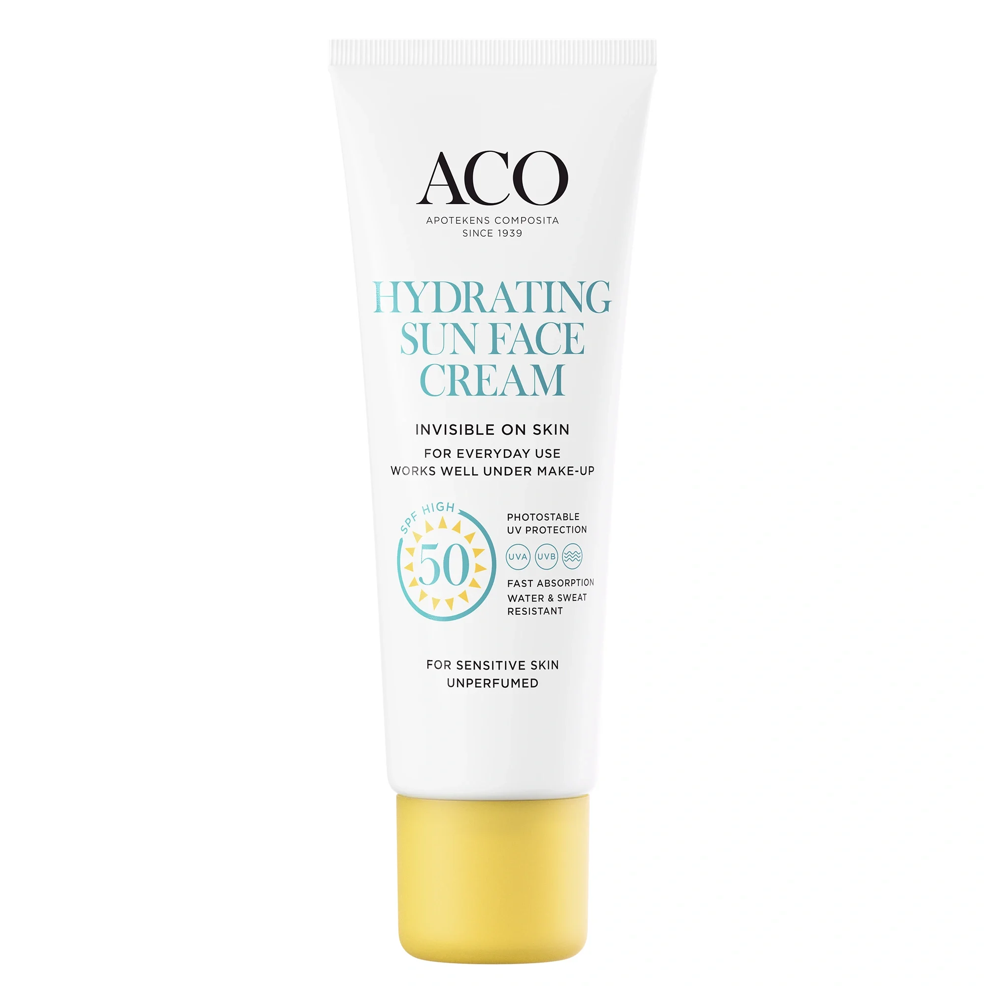 ACO Sun Hydrating Sun Face Cream SPF50, 40 ml från ACO – köp hos Apotek Hjärtat