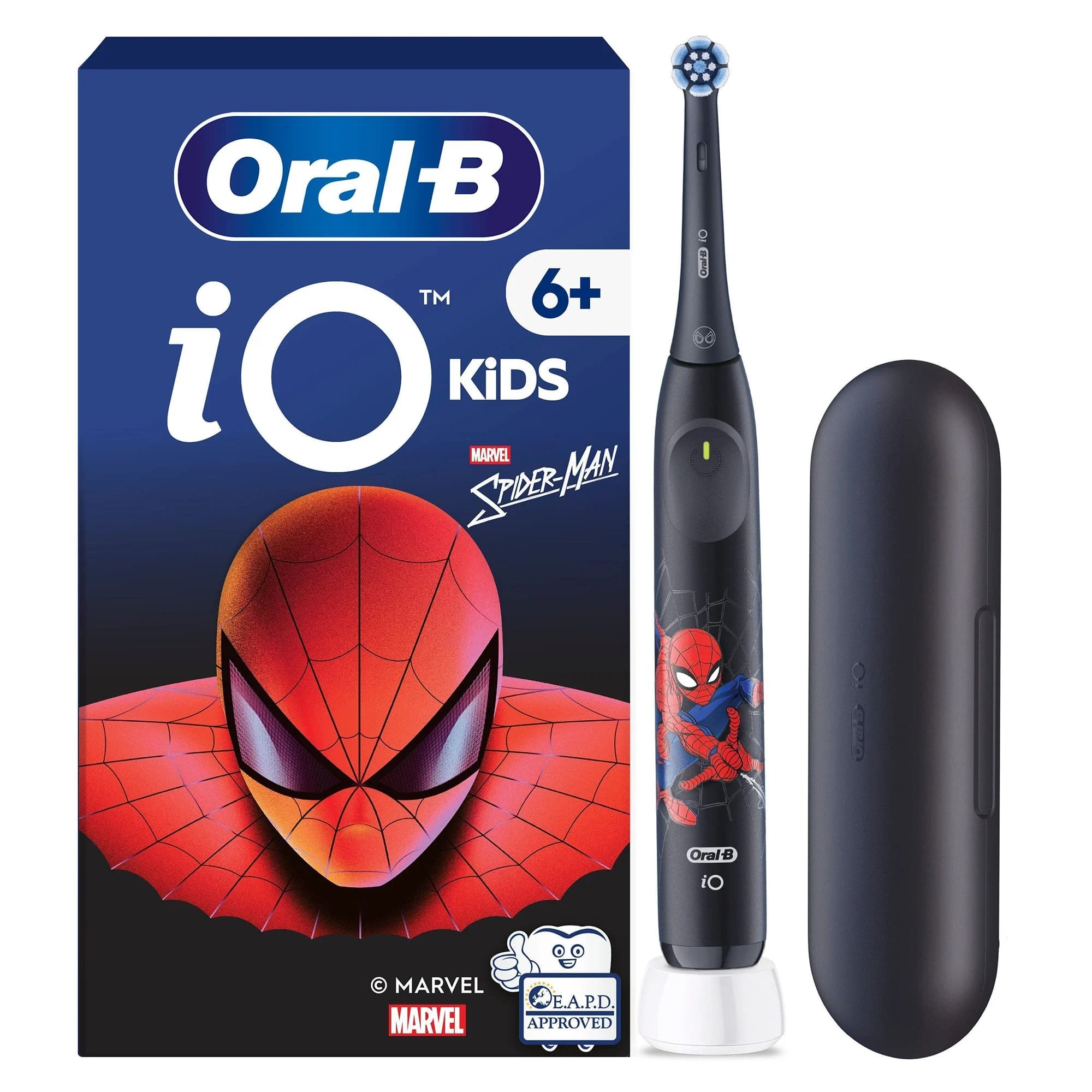 Oral-B iO 6+ Kids Marvel Spider-Man Eltandborste + Resefodral från Oral-B – köp hos Apotek Hjärtat
