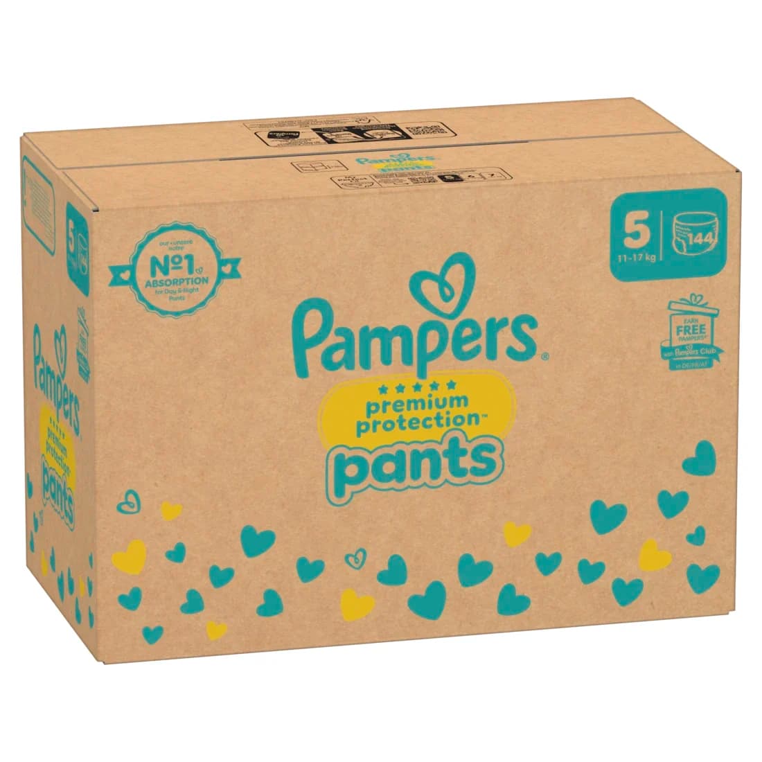 Pampers Premium Protection Byxblöjor 5 11-17kg 144st från Pampers – köp hos Apotek Hjärtat
