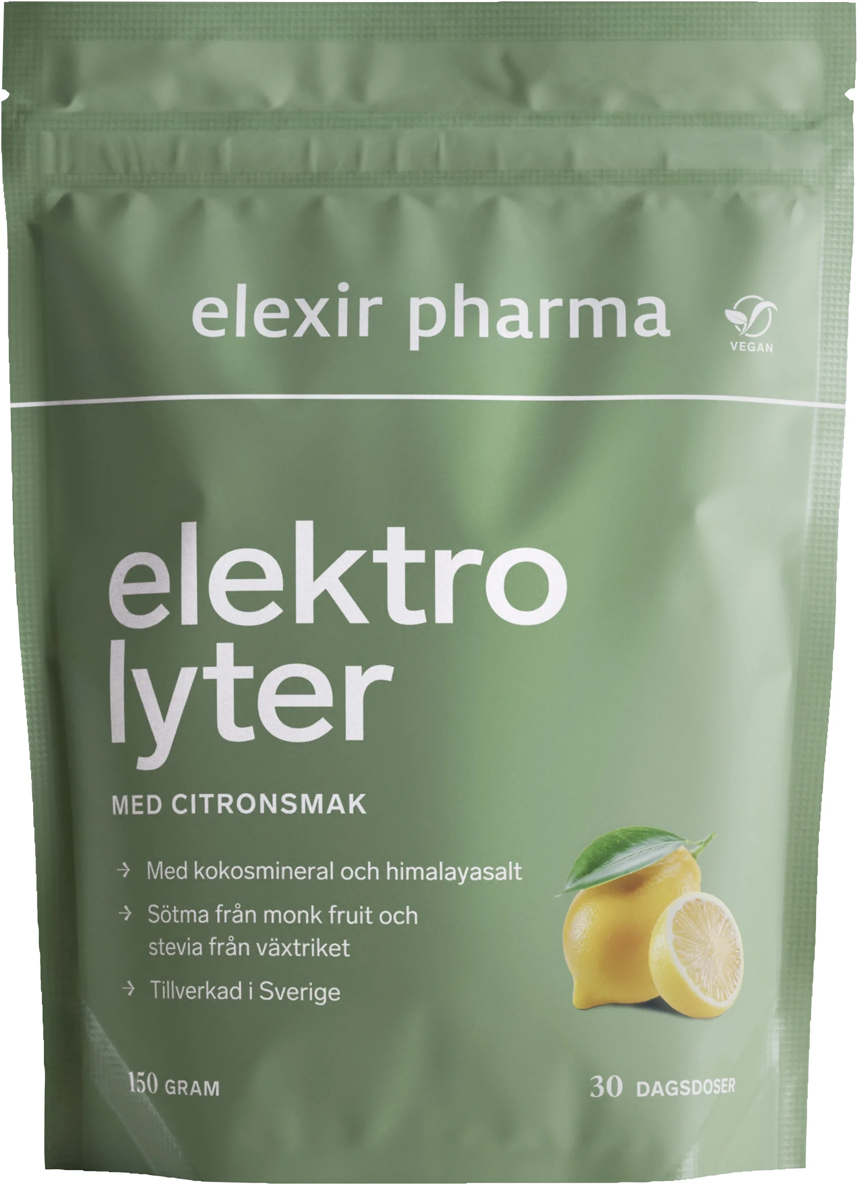 Elexir Pharma Elektrolyter Citron 150 g från Elexir Pharma – köp hos Apotek Hjärtat