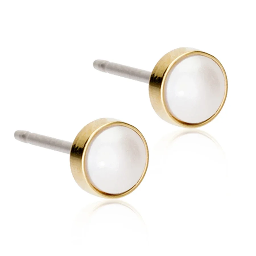 Blomdahl GT Bezel Pearl 5 mm White från Blomdahl – köp hos Apotek Hjärtat