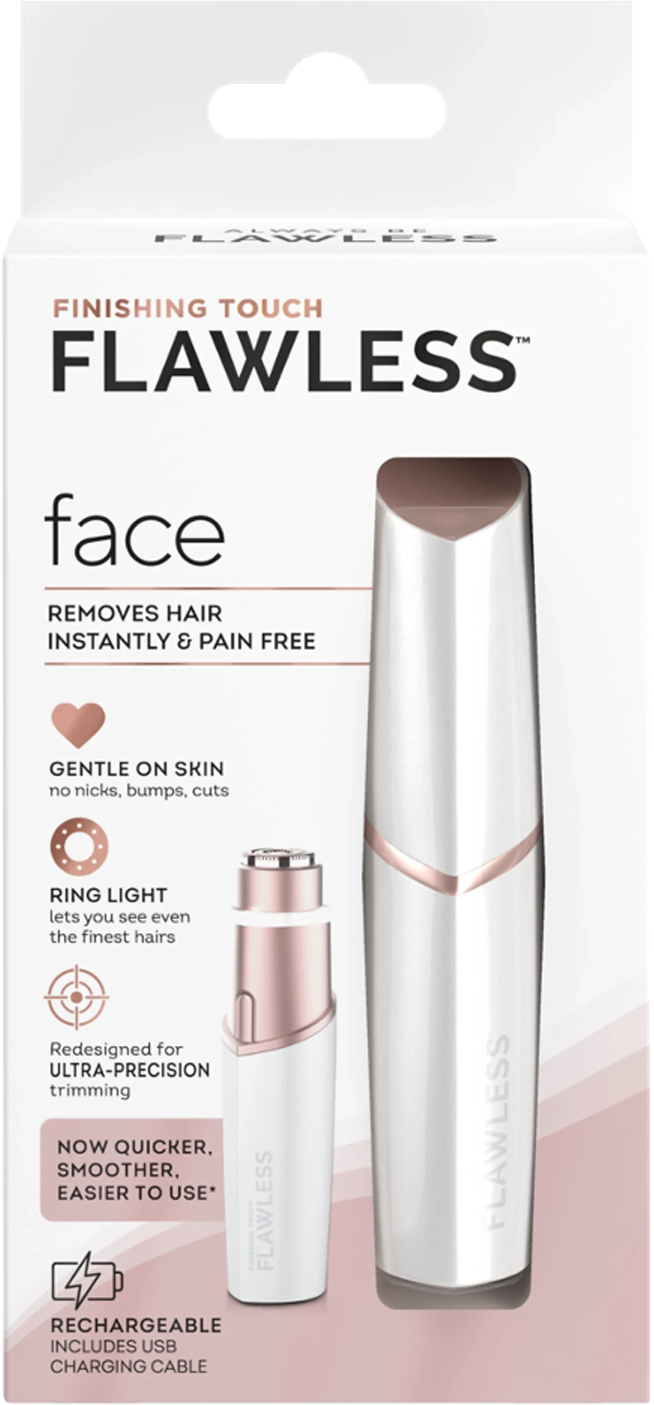 Flawless Face Rechargeable White 4.0 från Flawless – köp hos Apotek Hjärtat