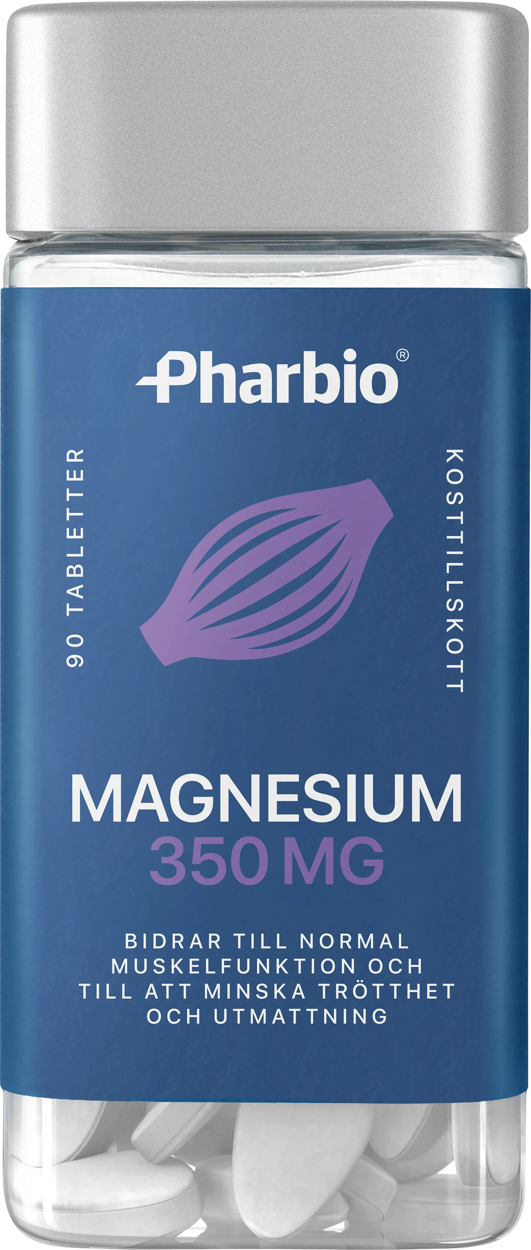 Pharbio Magnesium 350 mg Tablett 90 st från Pharbio – köp hos Apotek Hjärtat