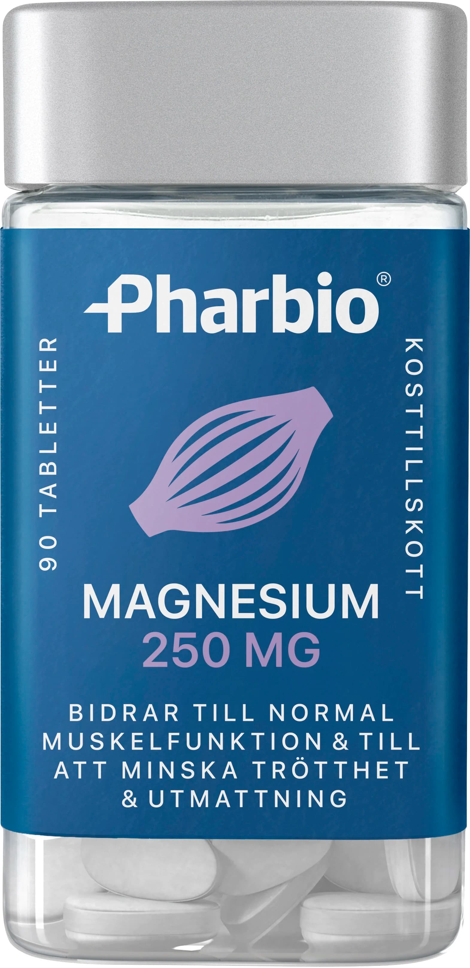 Pharbio Magnesium 250 mg Tablett 90 st från Pharbio – köp hos Apotek Hjärtat