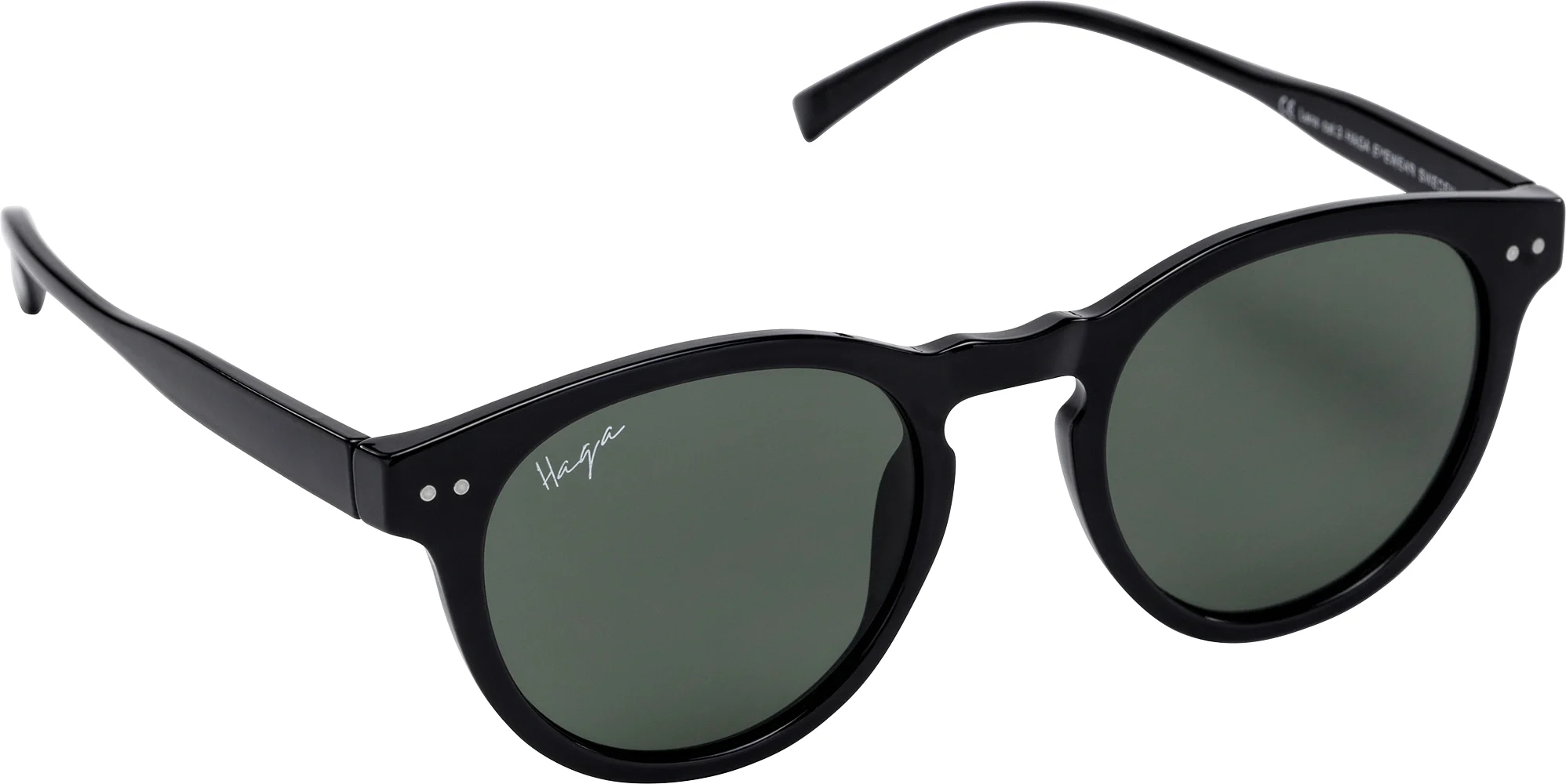 Haga Eyewear Bari Shiny Black G15 Lens från Haga Optik – köp hos Apotek Hjärtat