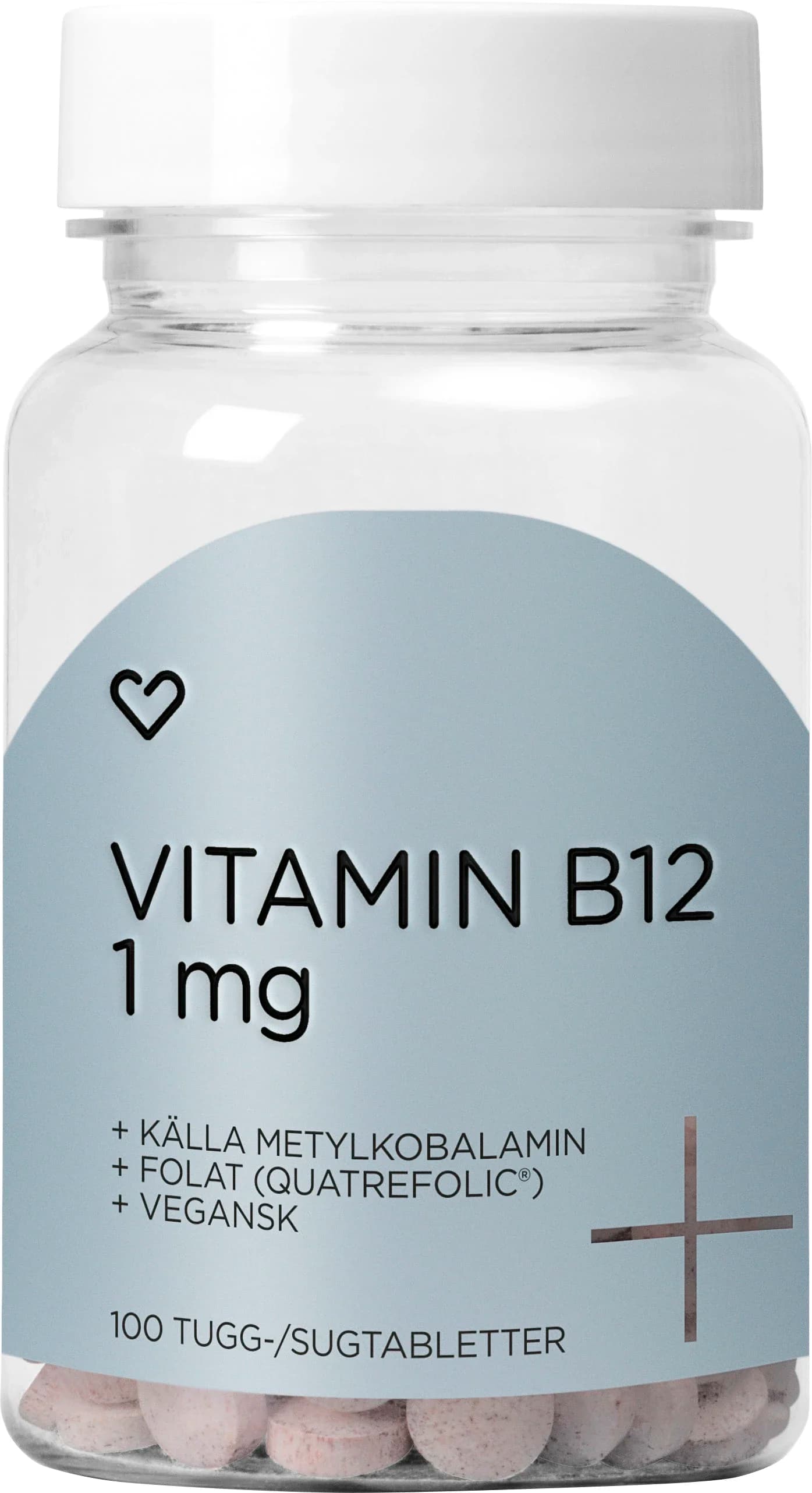 Hjärtats+ B12 1mg Tuggtablett 100st från Hjärtats - köp hos Apotek Hjärtat