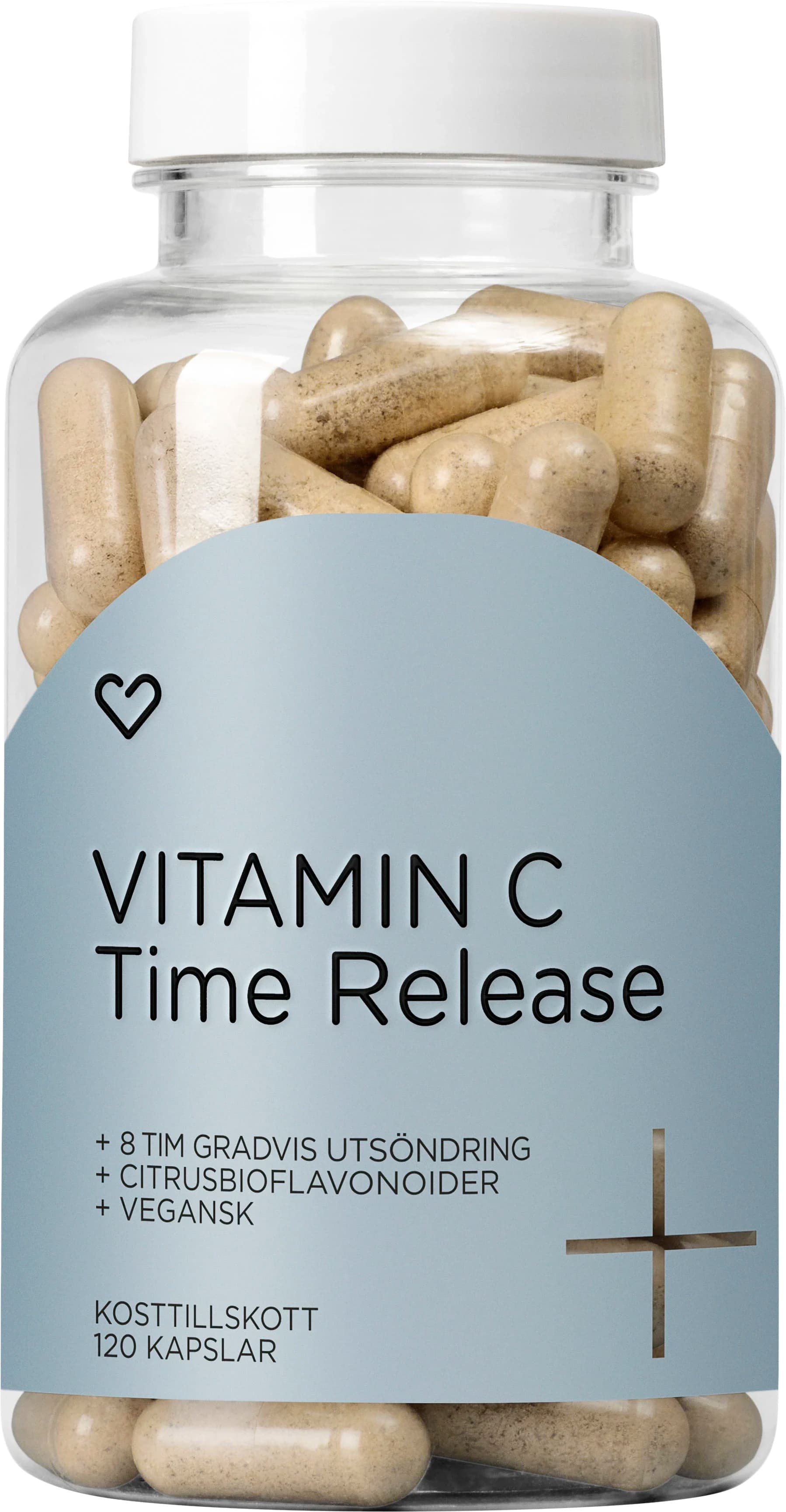 Hjärtats+ Vitamin C Time Release Kapsel 120st från Hjärtats - köp hos Apotek Hjärtat