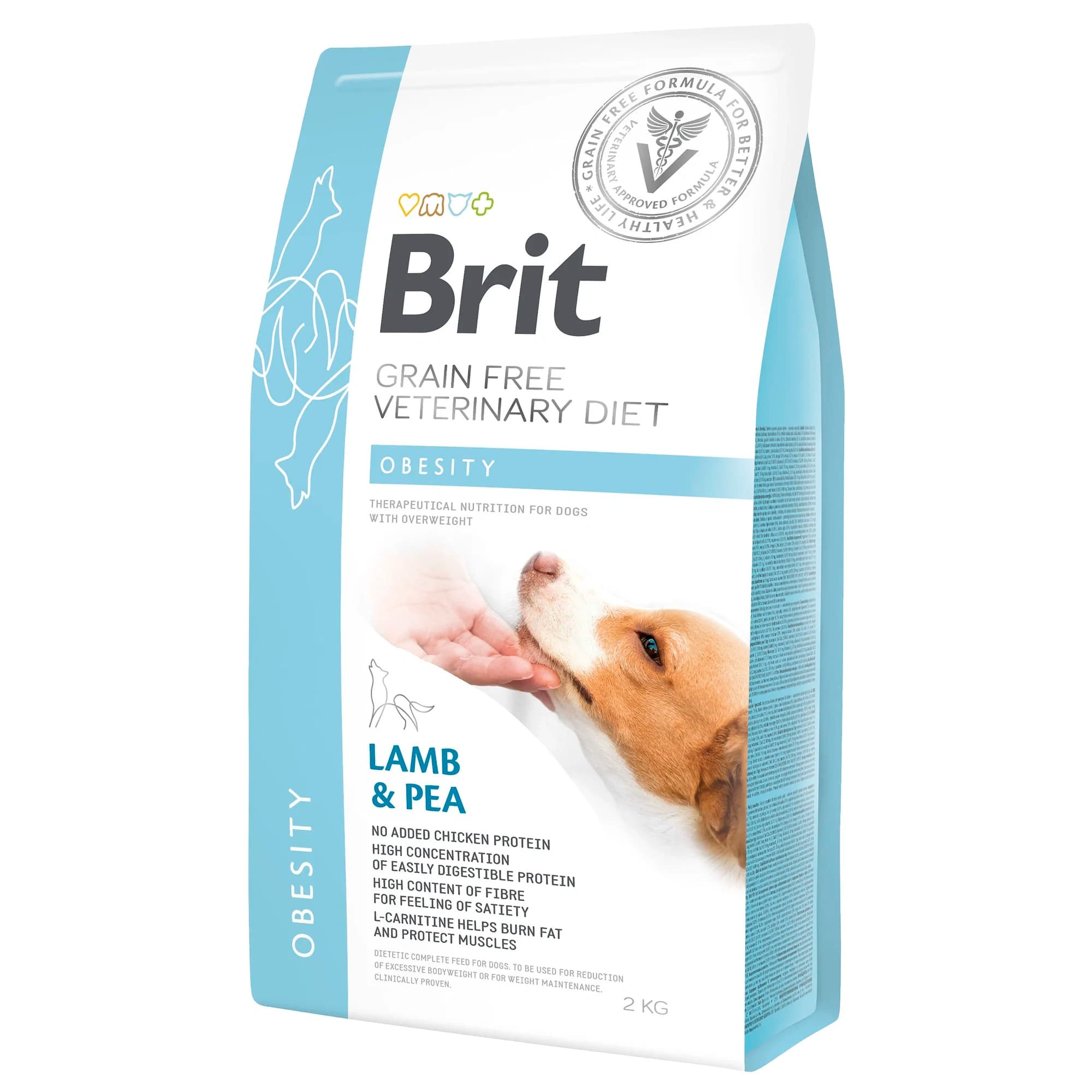 Brit Grain-Free Veterinary Diet Dog Obesity 2 kg från Brit Veterinary Diet – köp hos Apotek Hjärtat