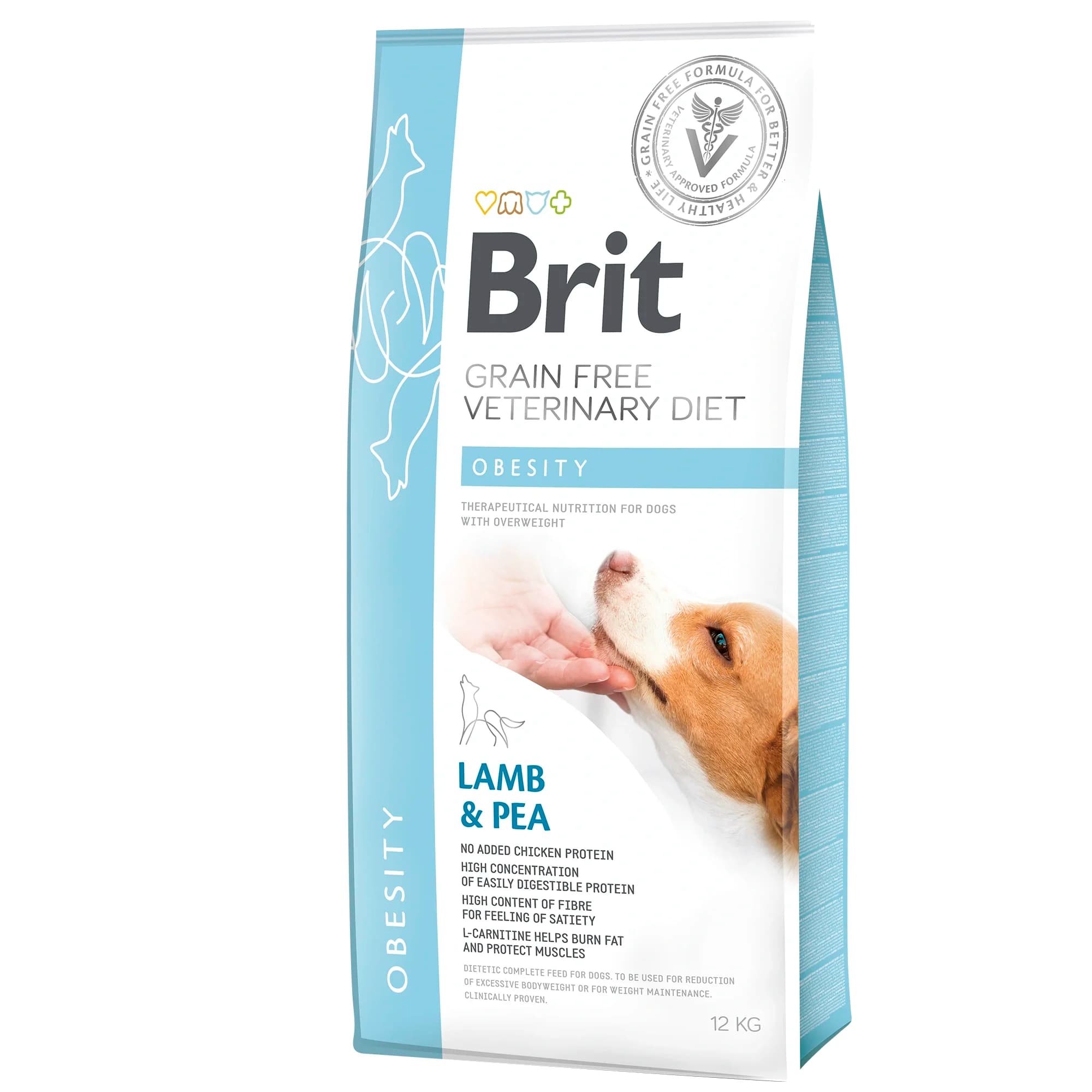 Brit Grain-Free Veterinary Diet Dog Obesity 12 kg från Brit Veterinary Diet – köp hos Apotek Hjärtat