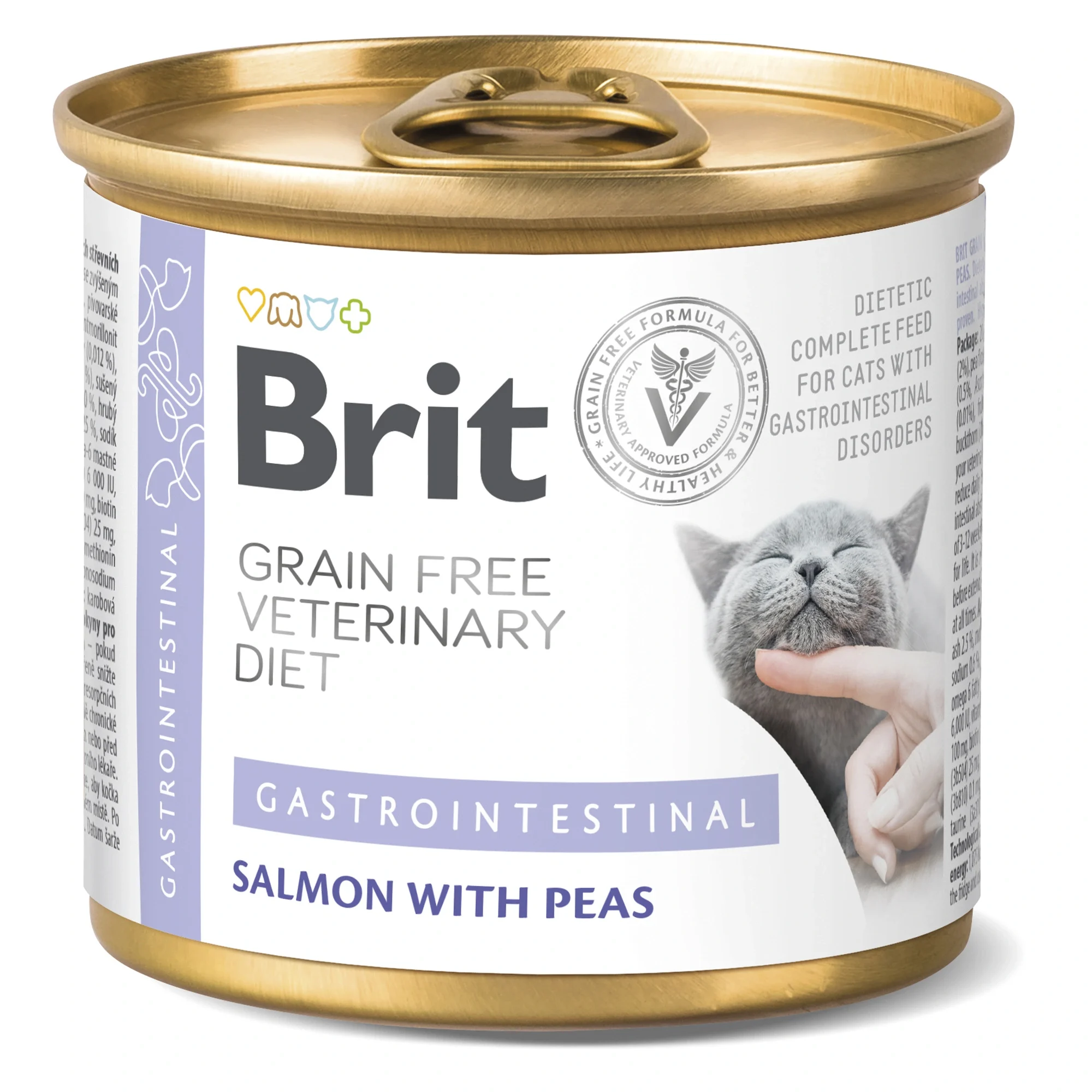 Brit Grain-Free Veterinary Diet Cat Can Gastrointestinal 200 g från Brit Veterinary Diet – köp hos Apotek Hjärtat