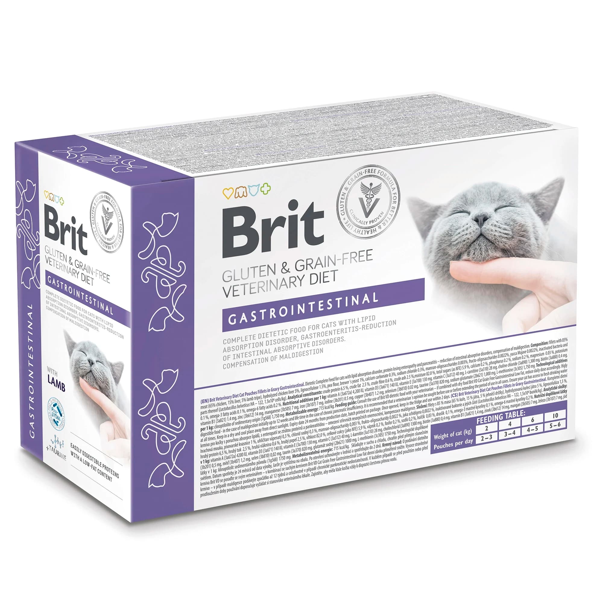 Brit Gluten & Grain-Free Veterinary Diet Gastrointestinal Cat Pouch 12x85 g från Brit Veterinary Diet – köp hos Apotek Hjärtat