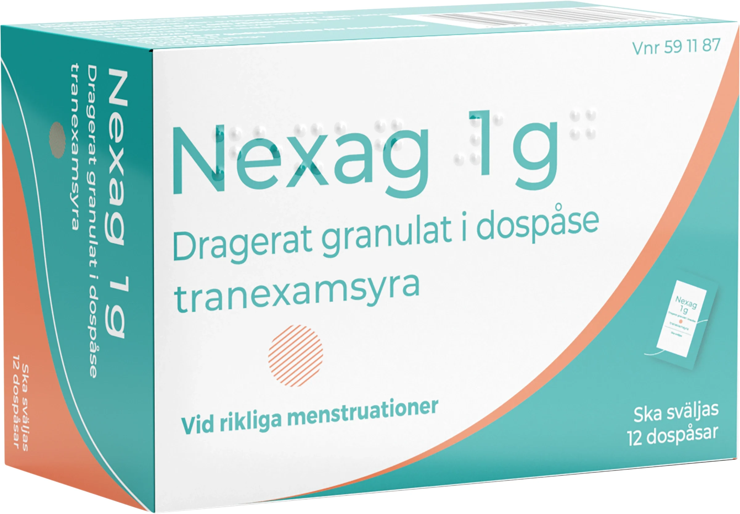Nexag Dragerat granulat i dospåse 1g 12 st från Apotek Hjärtat – köp hos Apotek Hjärtat