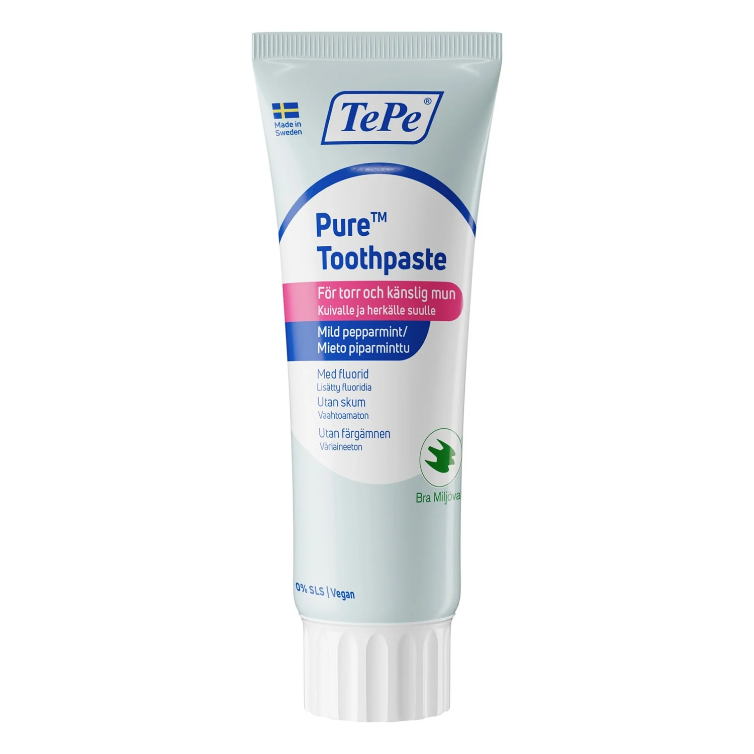 TePe Pure Toothpaste Peppermint 75 ml från TePe – köp hos Apotek Hjärtat