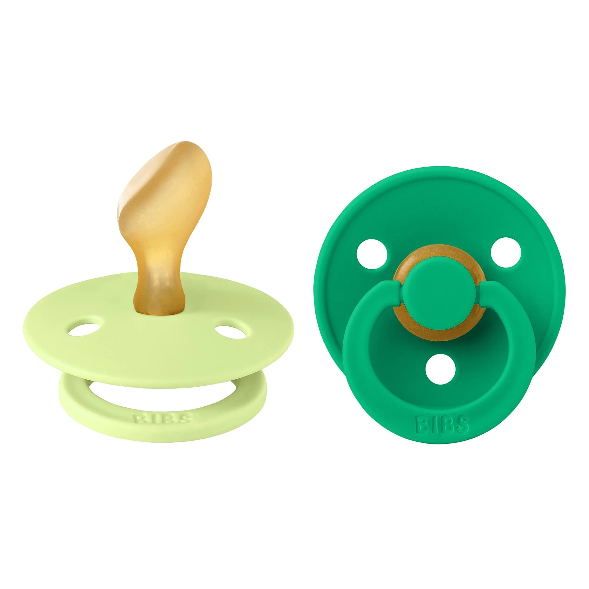 BIBS Pacifier Colour Anatomical Latex Matcha/Cactus 2-pack Size 2 från BIBS – köp hos Apotek Hjärtat