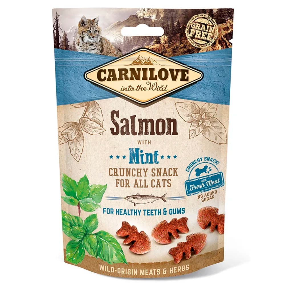 Carnilove Cat Crunchy Snack Salmon with Mint 50 g från Carnilove – köp hos Apotek Hjärtat