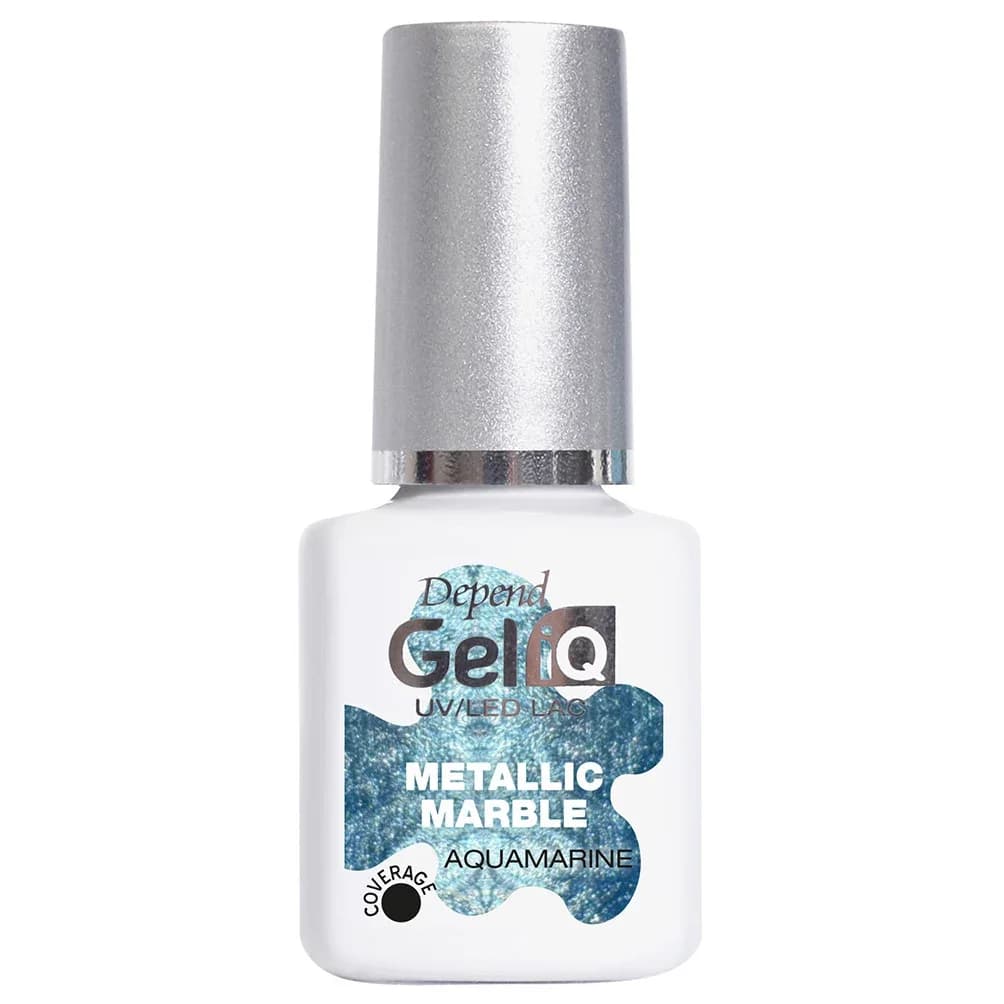 Depend Gel iQ Metallic Marble 5 ml Marble Aquamarina från Depend – köp hos Apotek Hjärtat