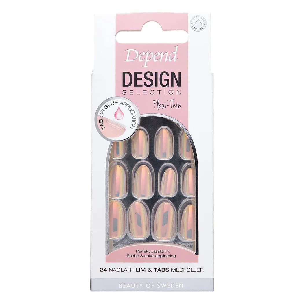 Depend Design Selection Oval 24 st Unicorn Chrome från Depend – köp hos Apotek Hjärtat