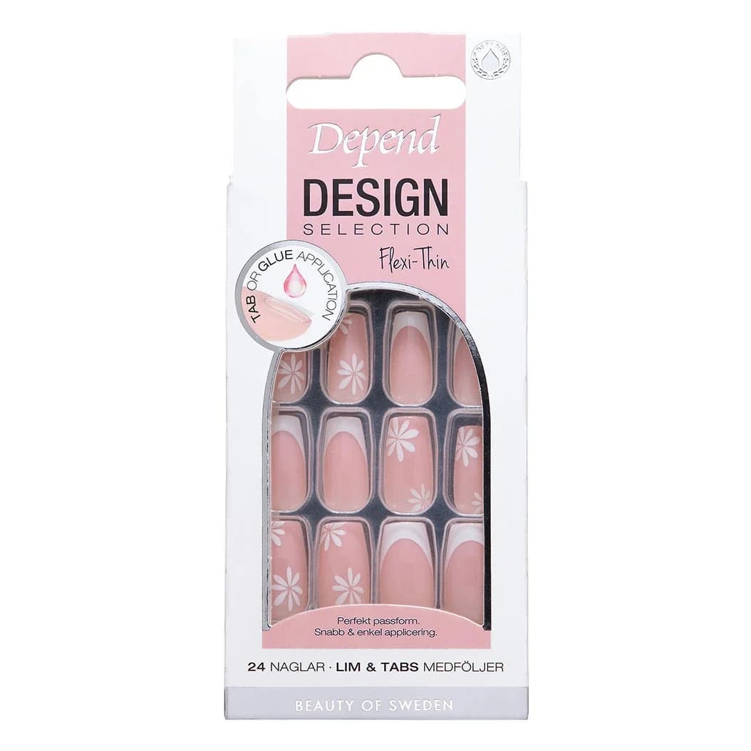 Depend Design Selection 24 st French Flower Short Coffin från Depend – köp hos Apotek Hjärtat