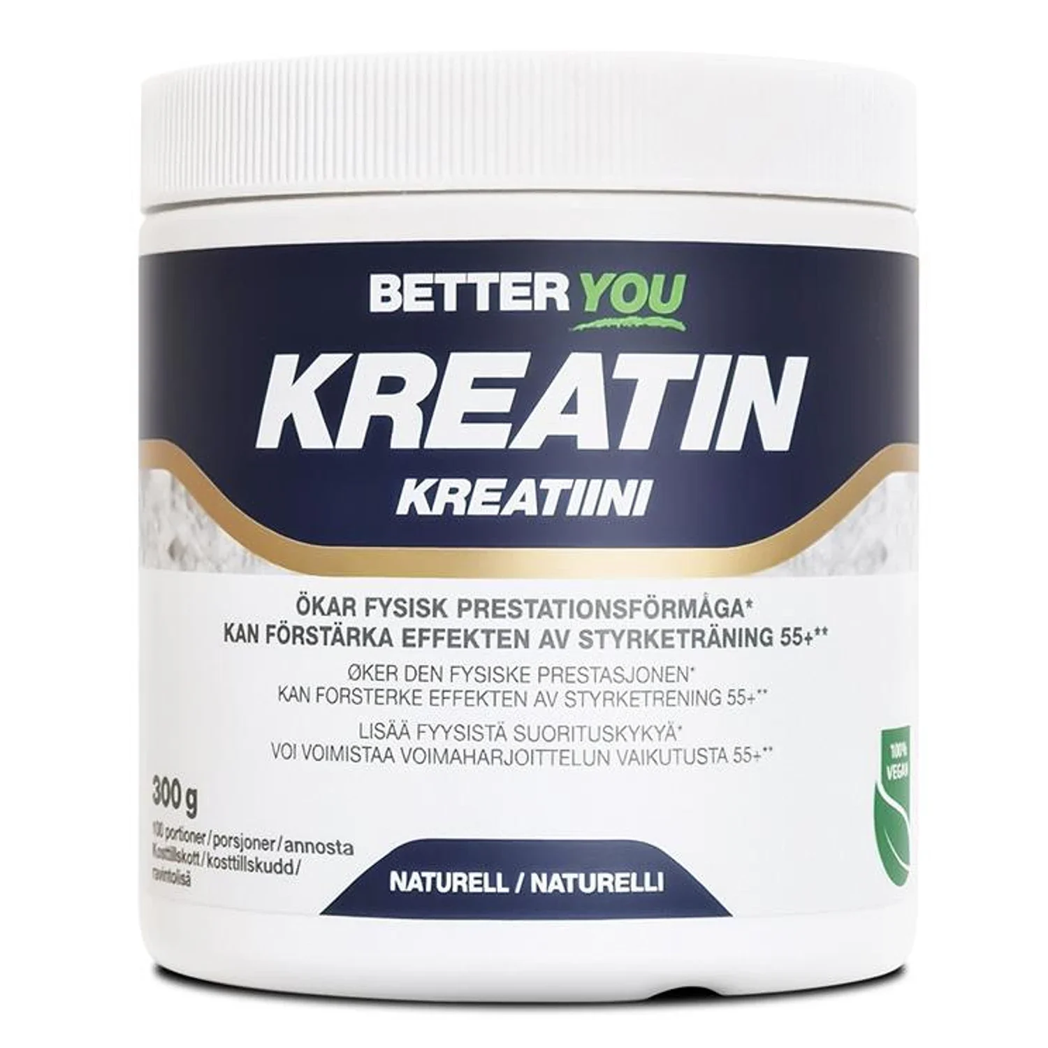 Better You Kreatinpulver Naturell 300 g från Better You – köp hos Apotek Hjärtat