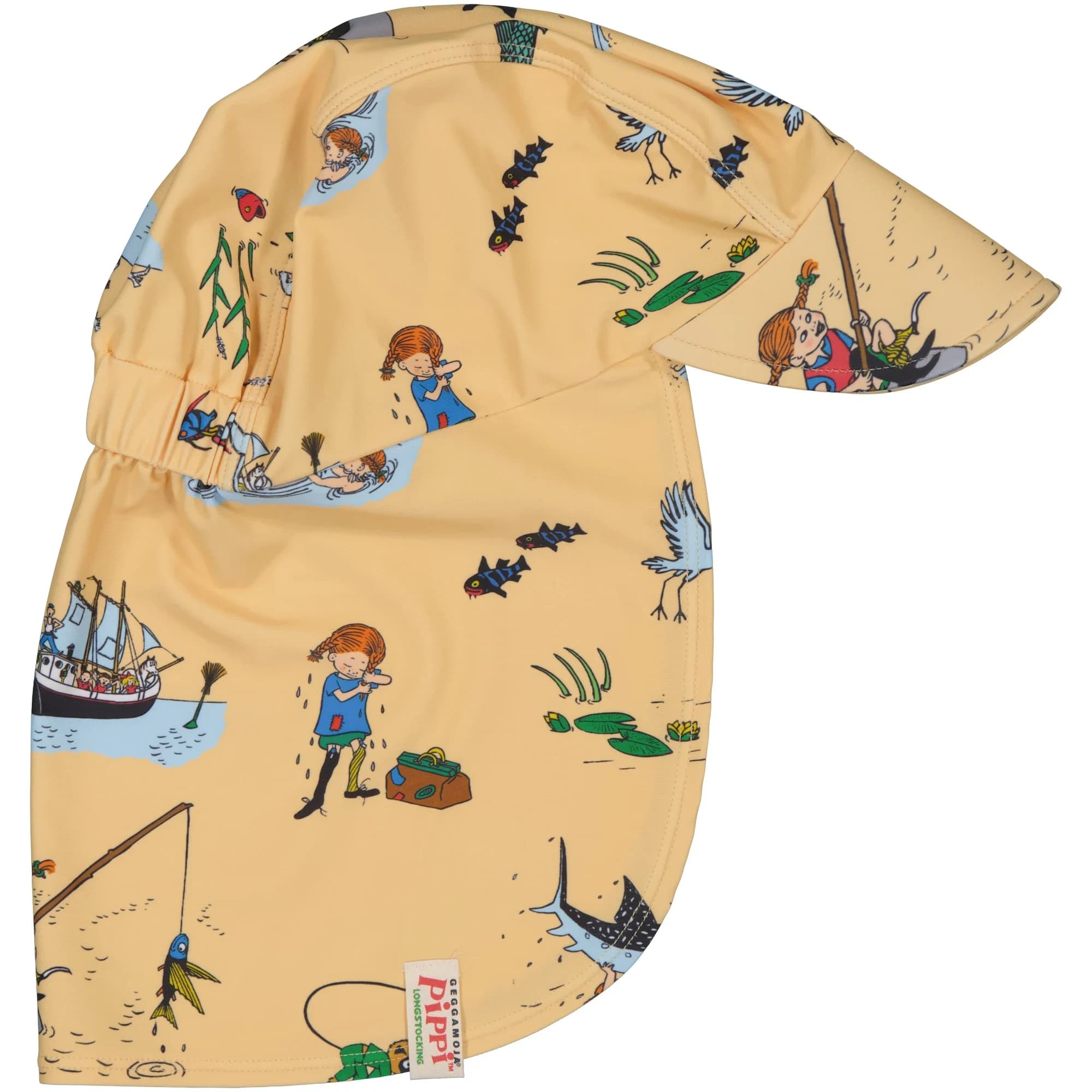Geggamoja Pippi Långstrump UV-Hat Soft Yellow 10 mån-2 år från Geggamoja – köp hos Apotek Hjärtat