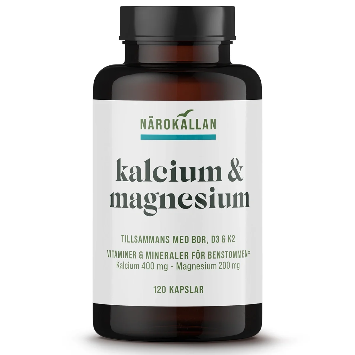Närokällan Kalcium & Magnesium 120 kapslar från Närokällan – köp hos Apotek Hjärtat