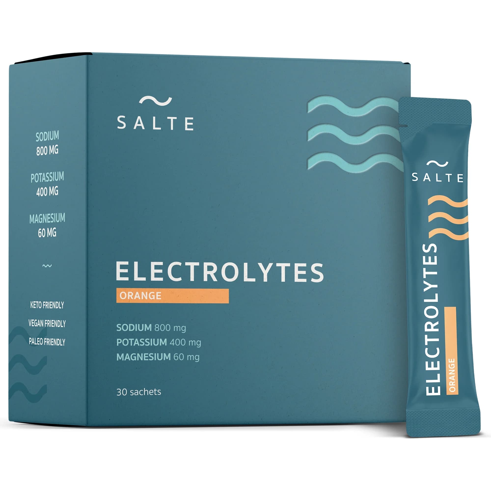 Salte Elektrolyter Apelsin 30-pack från Salte – köp hos Apotek Hjärtat
